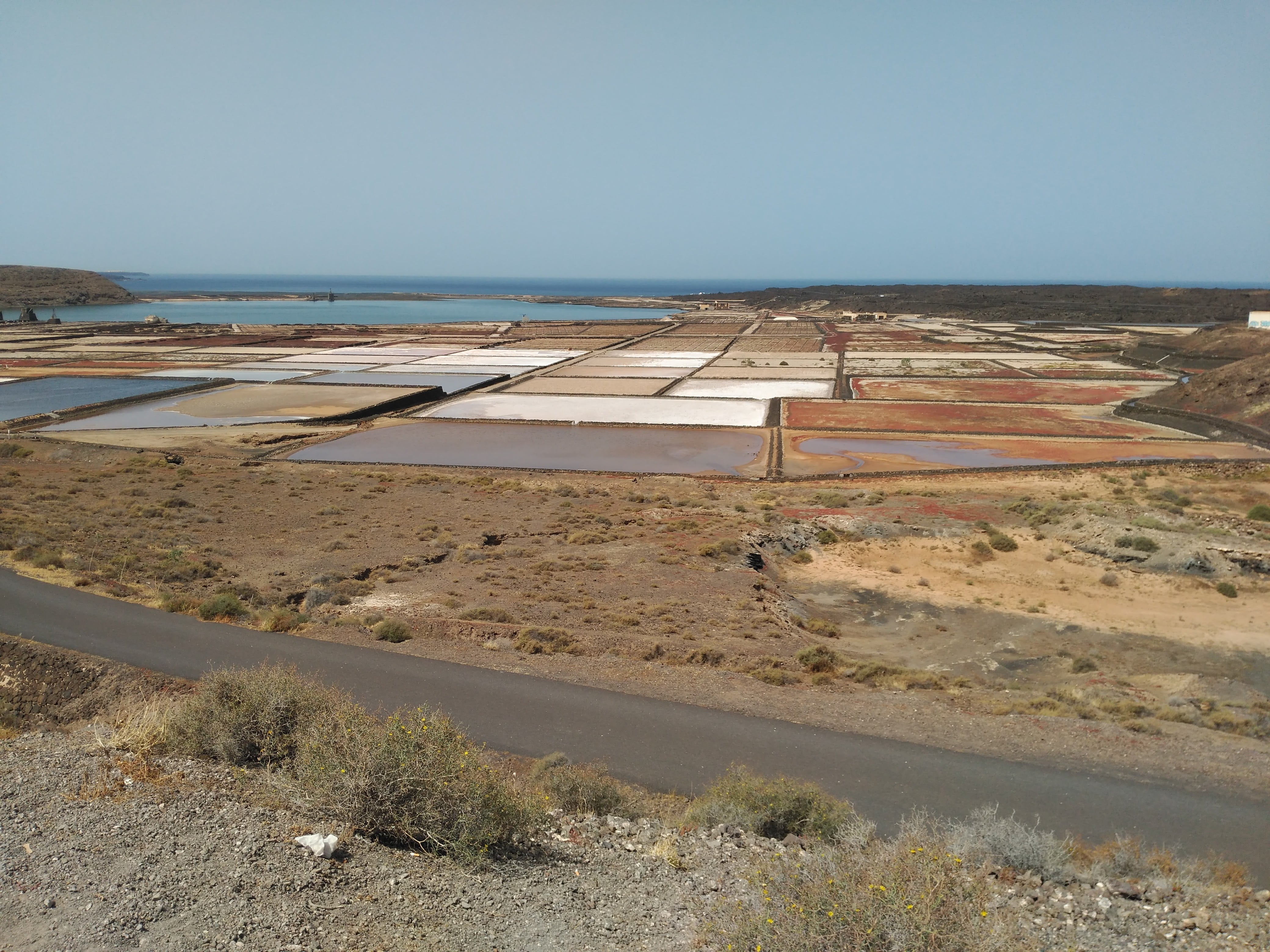 salinas, copy space, mineral, salt flat, outdoors, nature, tranquility, janubio, sky, no people, 4K, architecture, sea, beauty in nature, lanzarote, land, HD Wallpaper