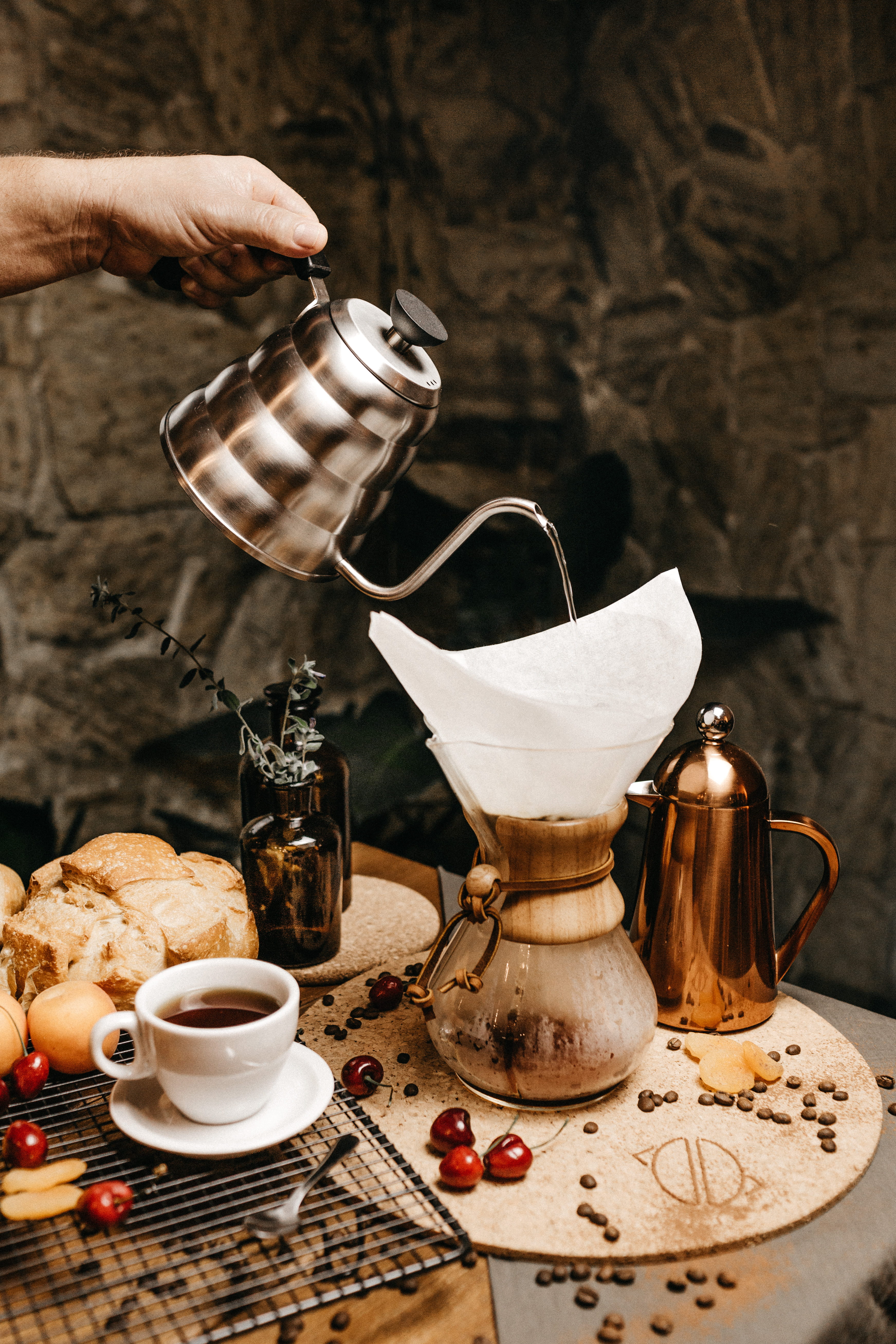 hot drink, refreshment, table, creme, human, pouring, drink, espirito santo, coffee maker, indoors, preparation, human hand, glass, saucer, one person, Phone HD Wallpaper
