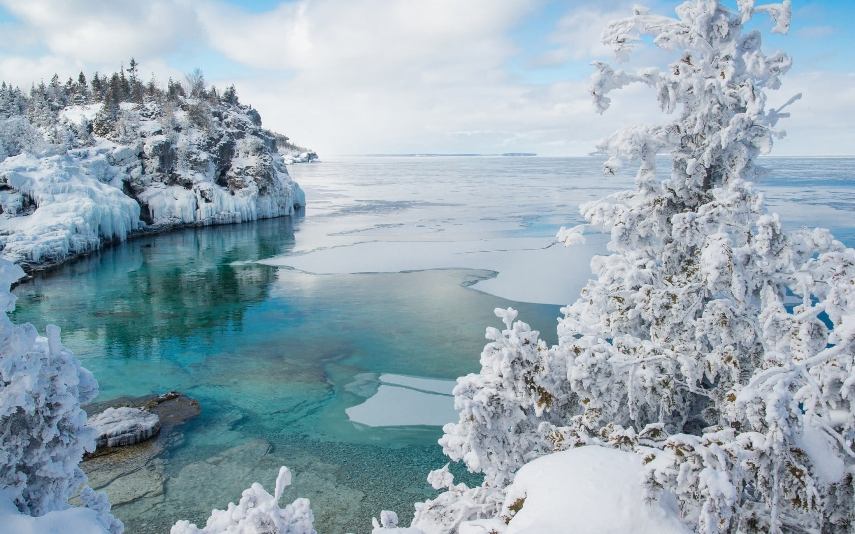water, cold temperature, no people, iceberg, beauty in nature, winter, georgian bay, tranquility, glacier, 720P, sky, idyllic, day, blue, lagoon, sea, HD Wallpaper
