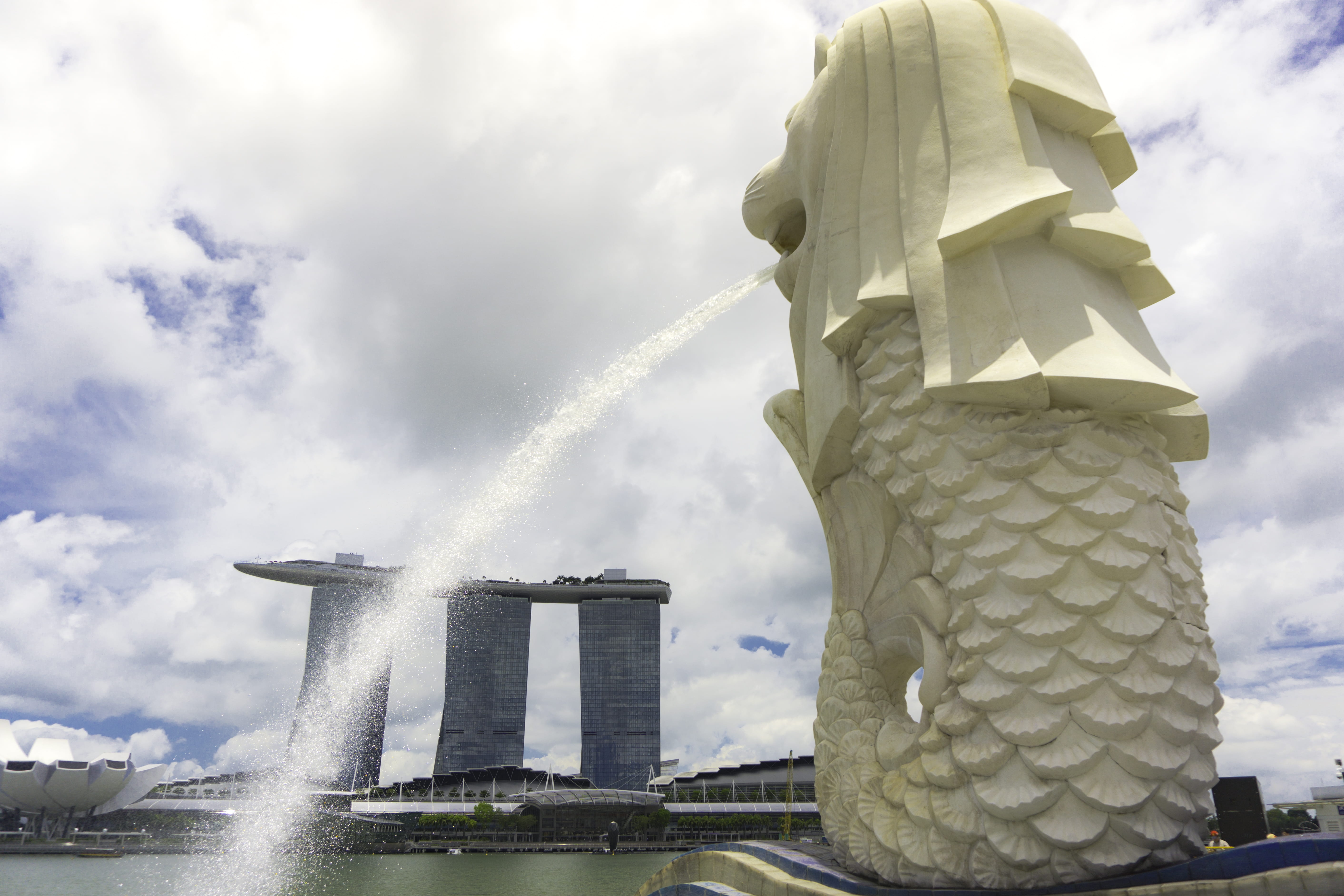 vehicle, sculpture, aircraft, airplane, human, day, city, art and craft, transportation, park, nature, marina bay, sands, representation, cloud - sky, wedding cake, HD Wallpaper