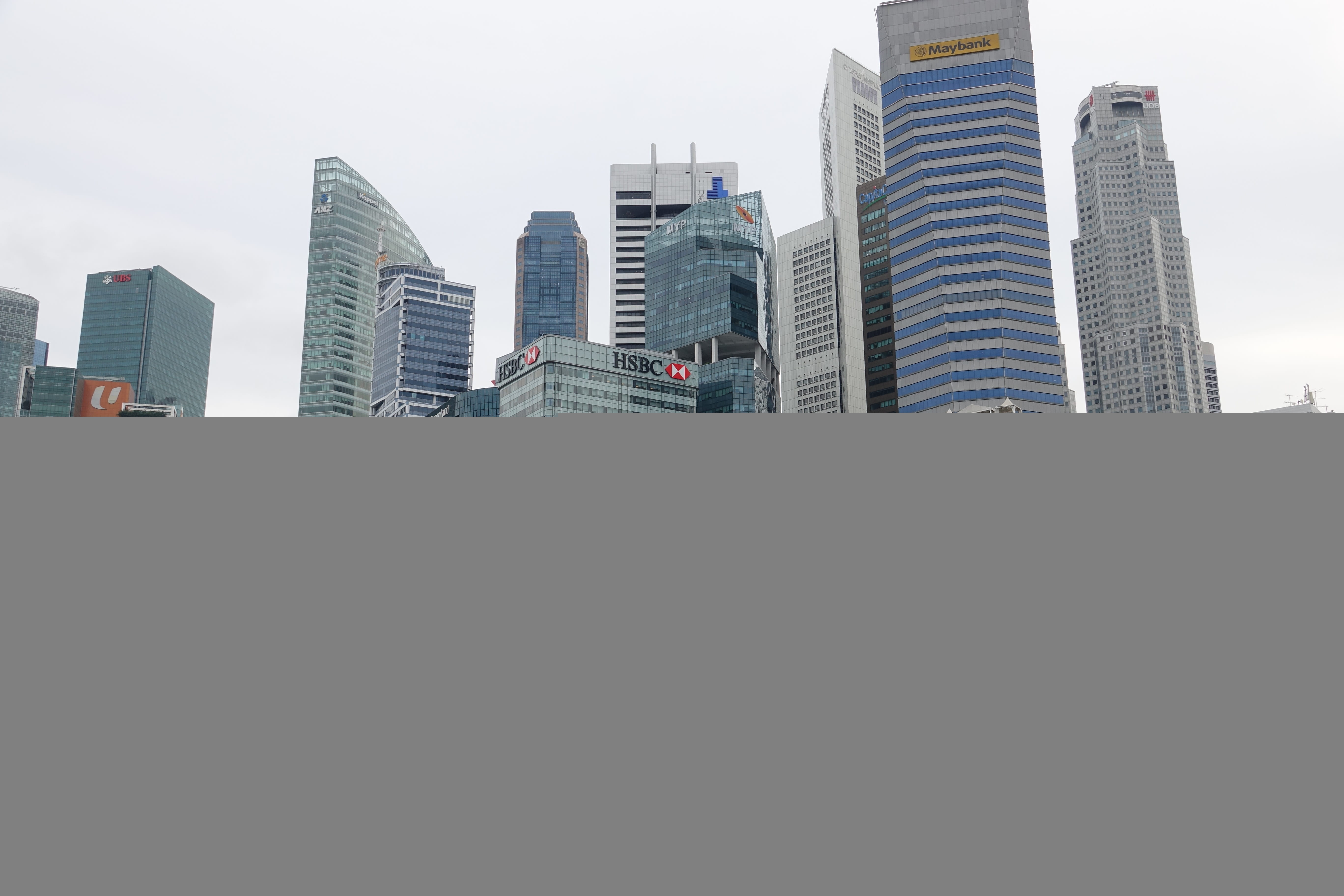 cityscape, tower, residential district, built structure, building, day, no people, urban skyline, architecture, singapore, 5K, office, low angle view, HD Wallpaper