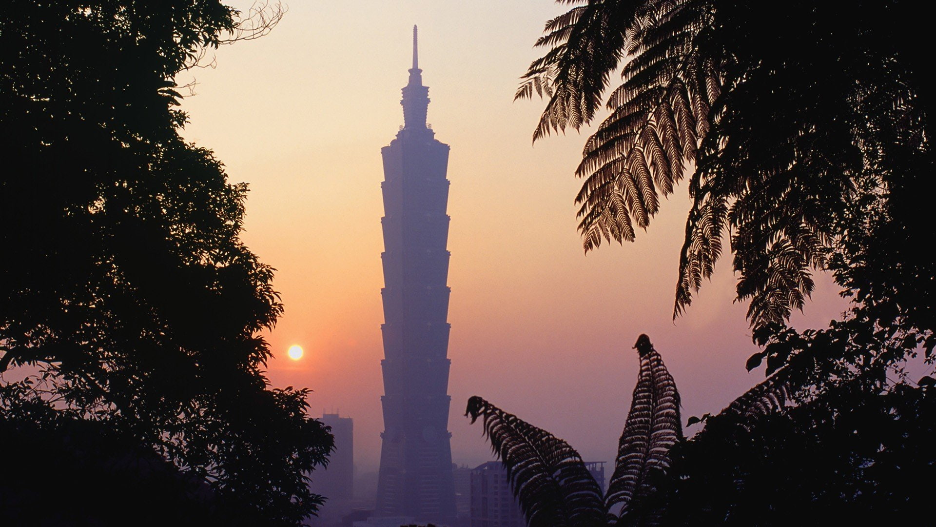 101, taipei, mountains, 1080P, taiwan, HD Wallpaper