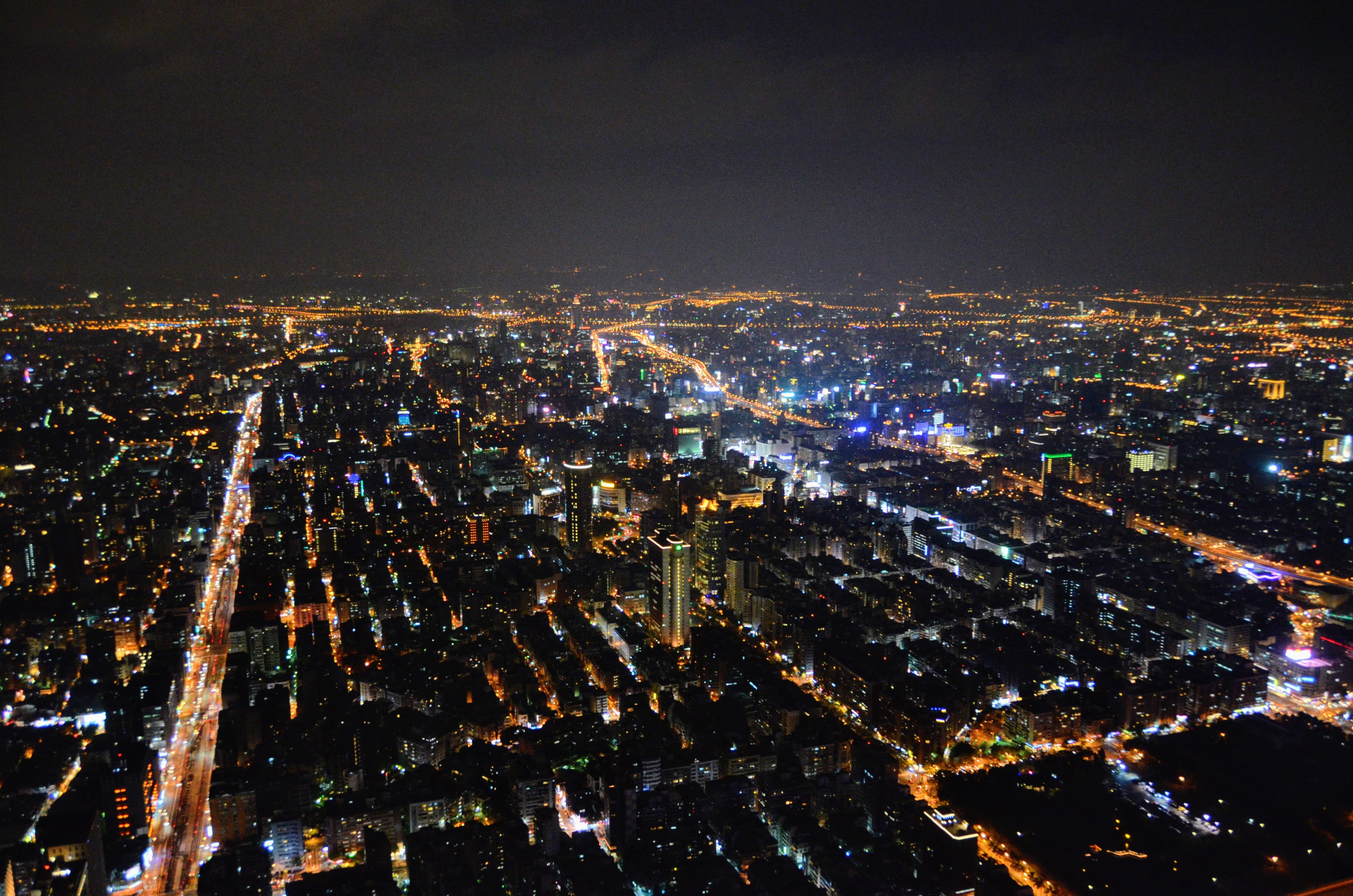 nature, 101, building Exterior, dusk, cityscape, modern, urban Skyline, Asia, Taiwan, taipei 101, downtown District, illuminated, night, tower, View, outdoors, HD Wallpaper