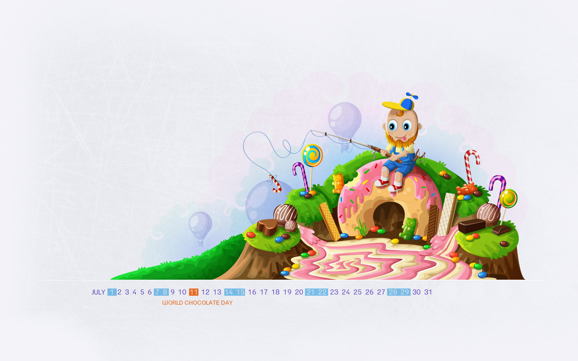 hd, day, world, 1080P, july, creative, graphics, 11, creative and graphics, chocolate, HD Wallpaper