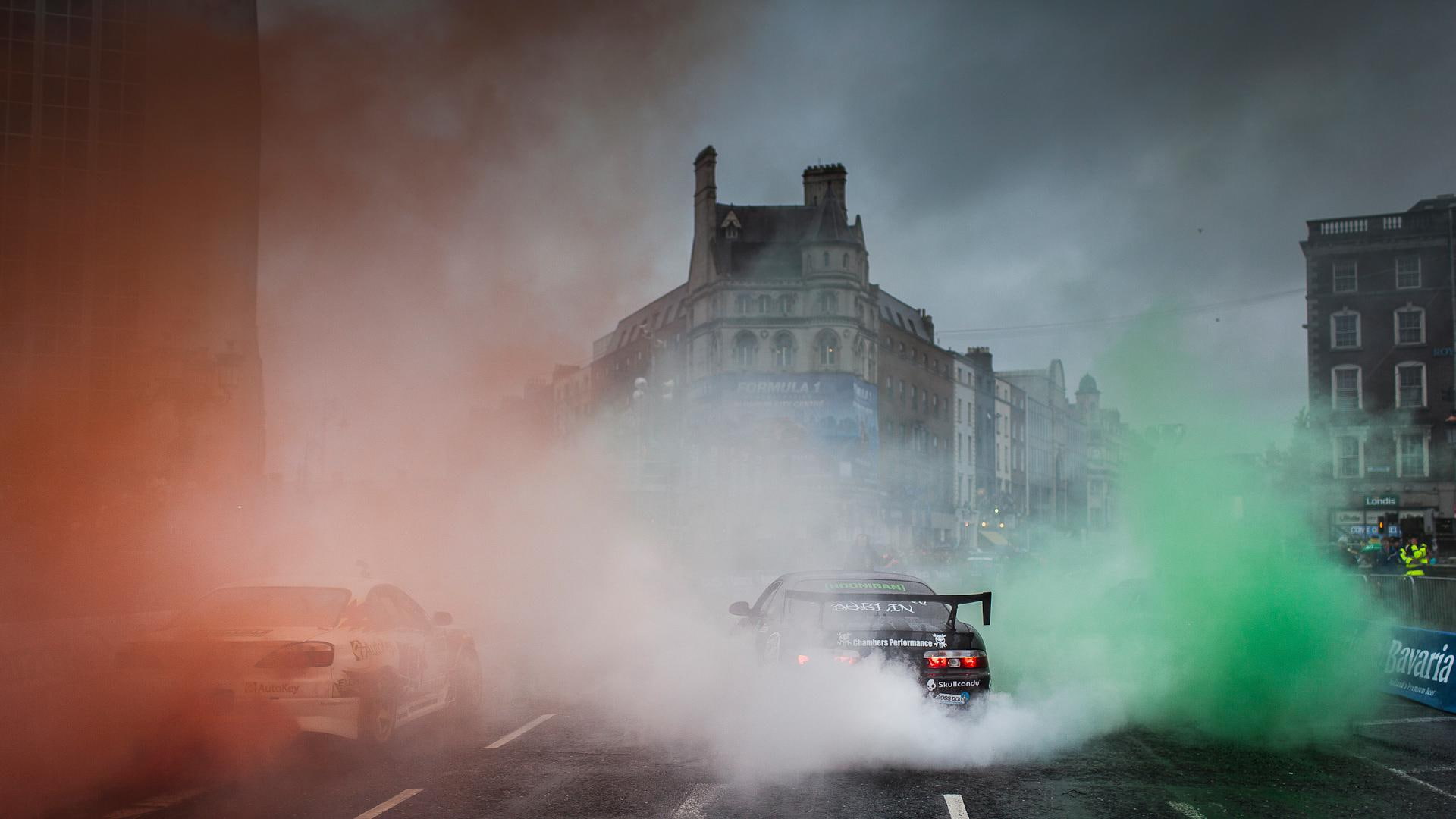 car, cars, other cars, 1080P, sports, racing, black, smoke, HD Wallpaper