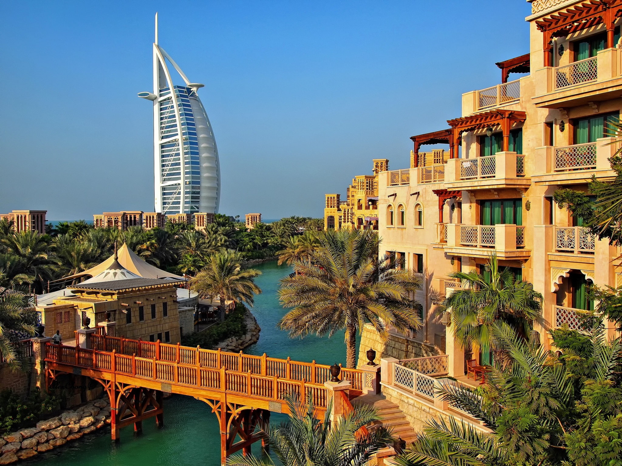 UAE, 1080P, Burj Al Arab, Dubai, HD Wallpaper