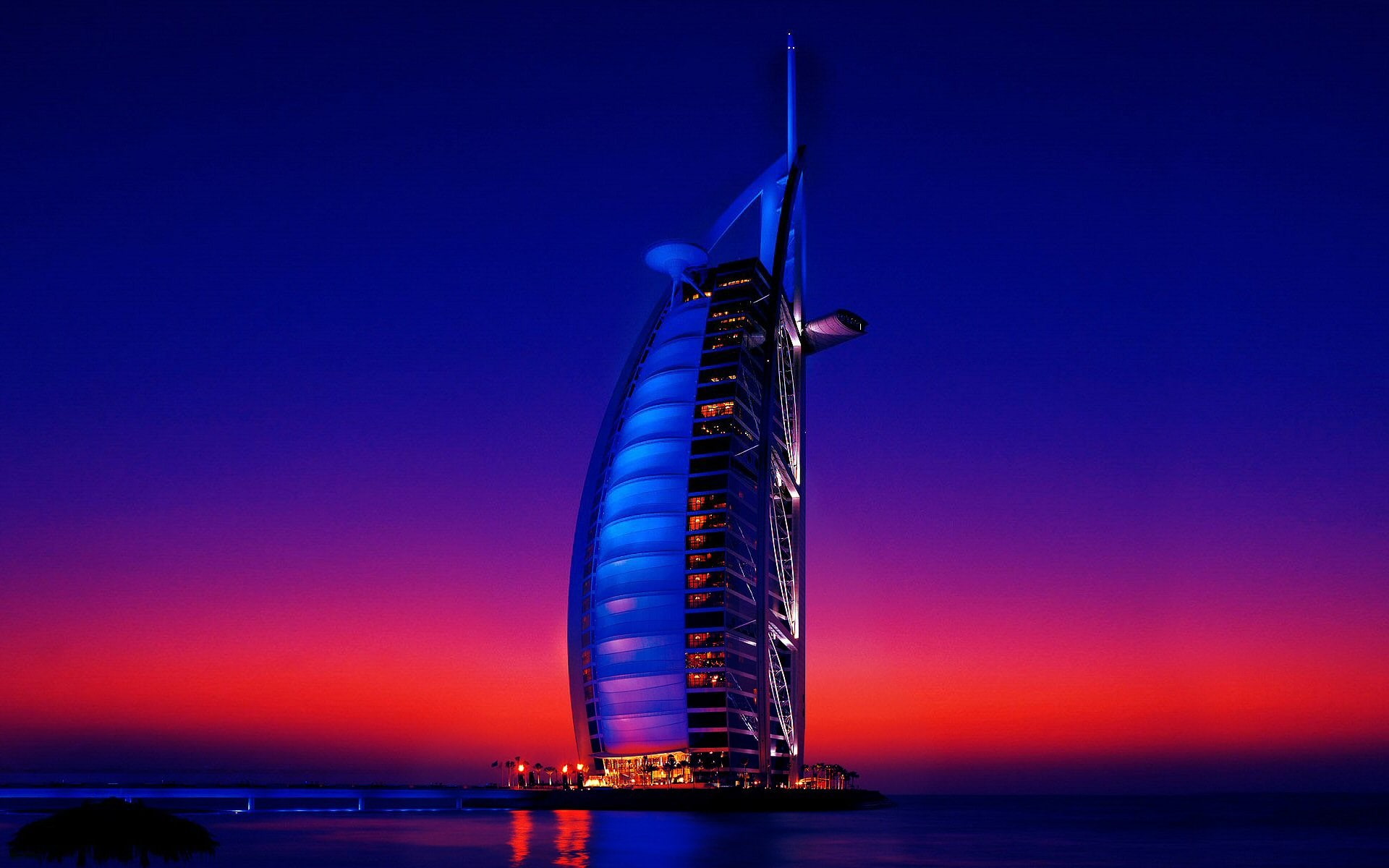 burj al arab, 1080P, HD Wallpaper