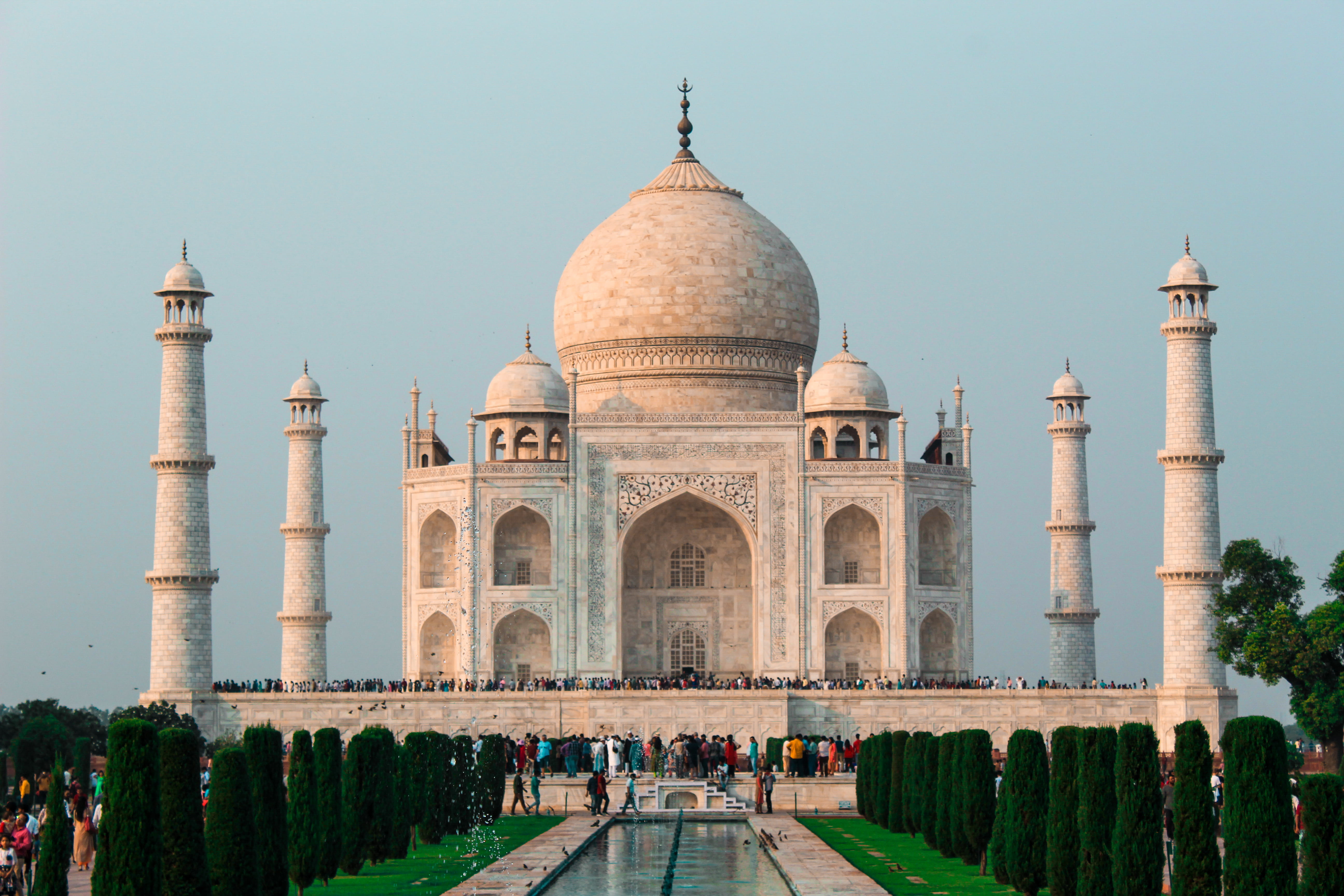 nature, group of people, the past, sky, world heritage, large group of people, architecture, 5K, mahal, building exterior, building, real people, world heritage site, HD Wallpaper
