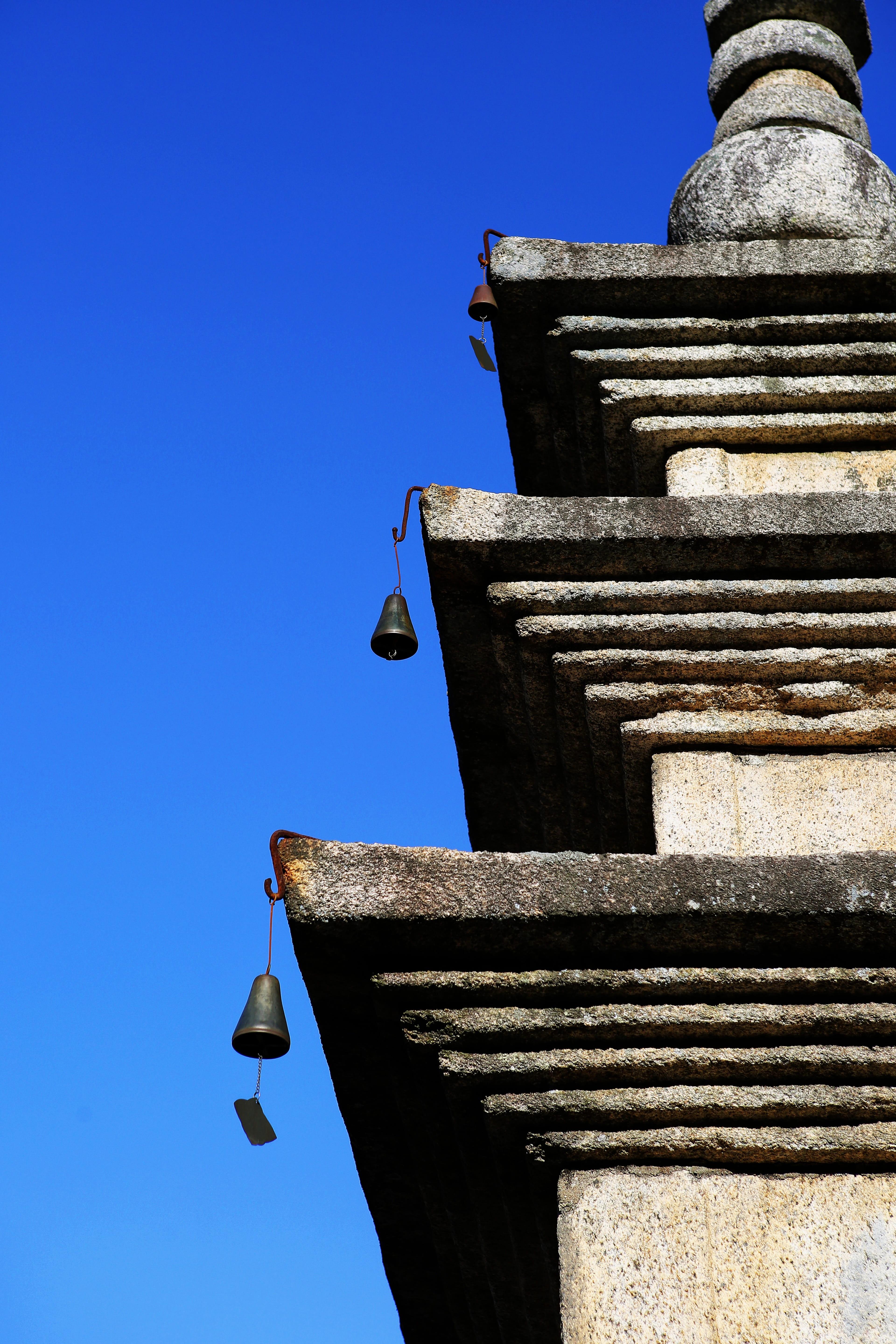 blue, day, the past, 5K, cultural property, sunlight, nature, religion, building exterior, section, spirituality, metal, year greetings, republic of korea, Phone HD Wallpaper