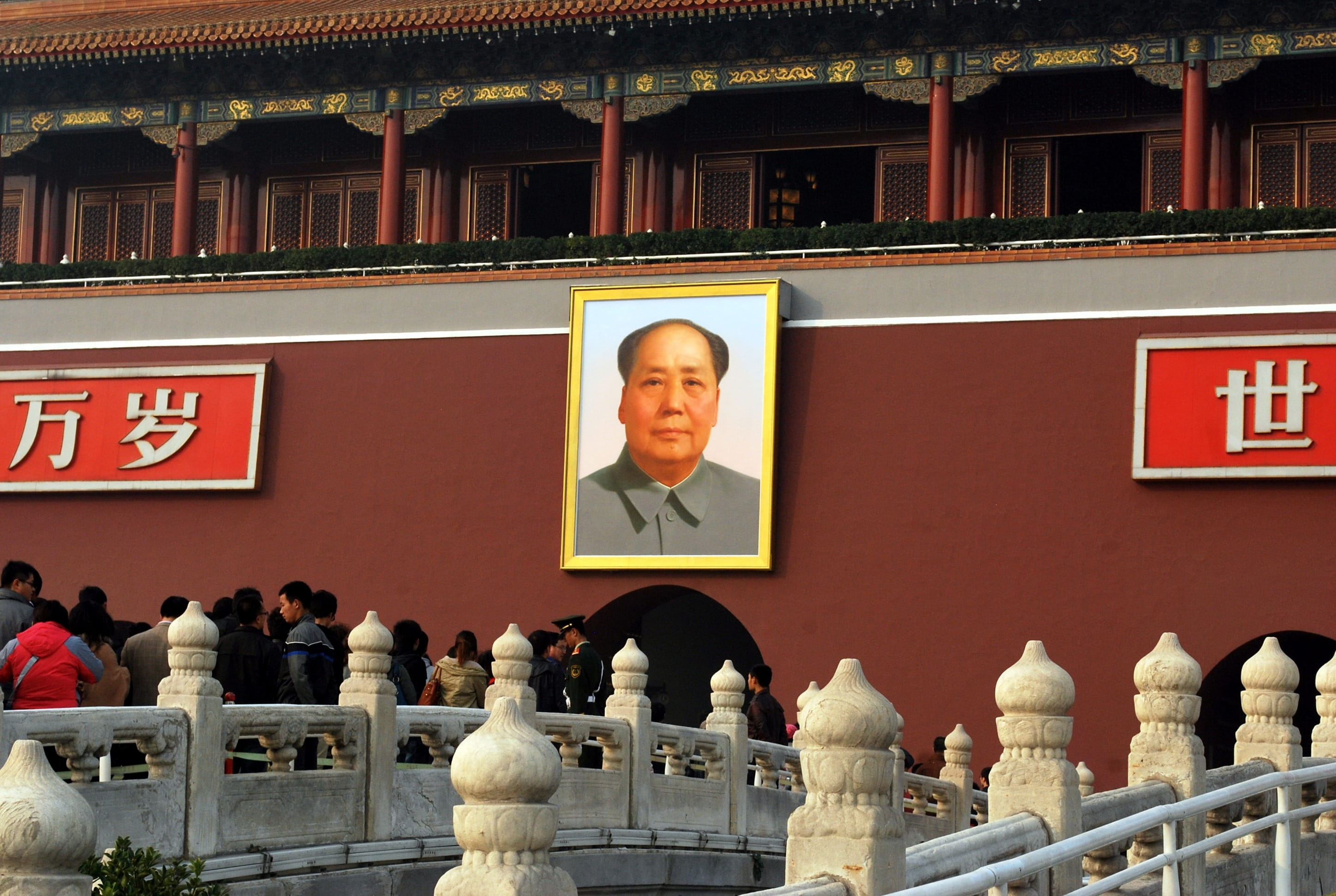 representation, china, women, men, real people, Mao, landmark, Picture, statue, chinese, monument, Beijing, tiananmen, script, belief, travel Locations, HD Wallpaper