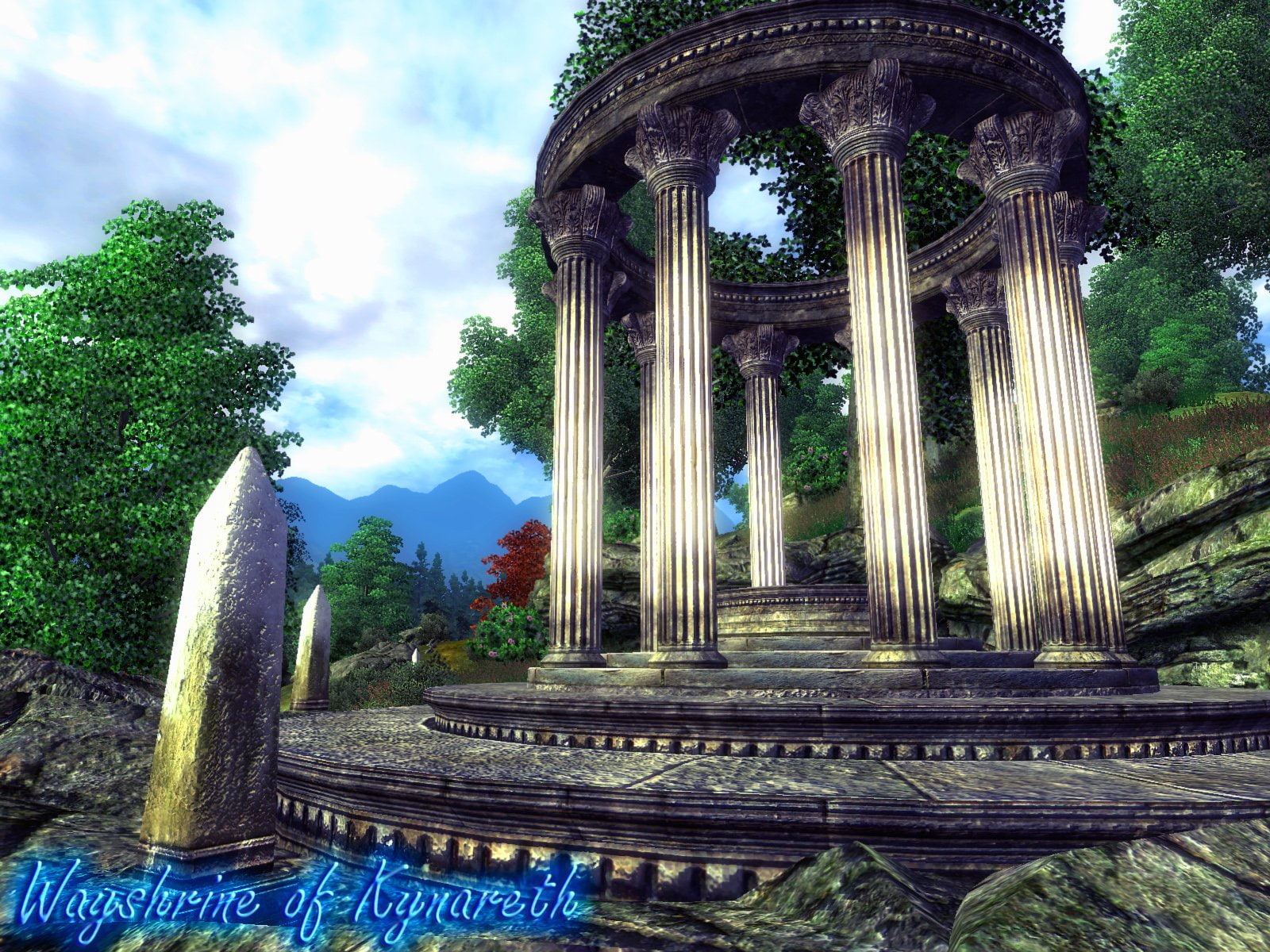 720P, Wayshrine, The Elder Scrolls IV: Oblivion, The Elder Scrolls, HD Wallpaper