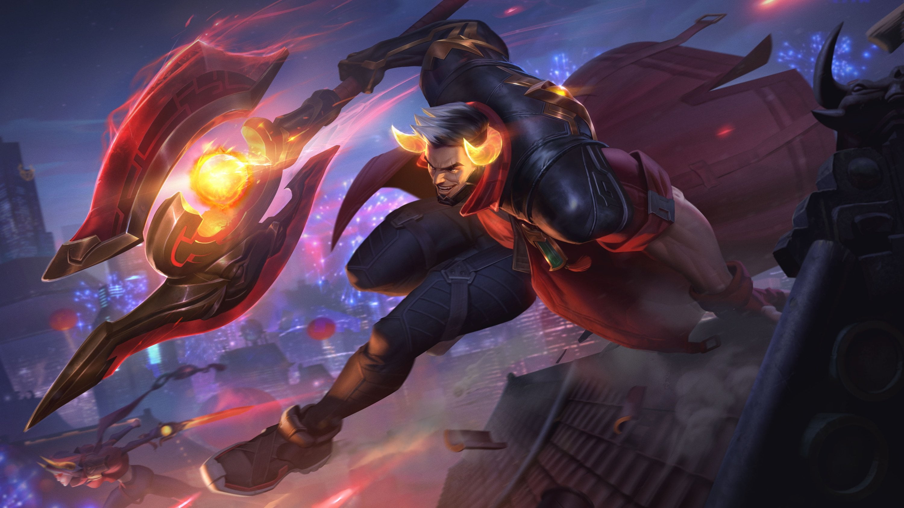 2K, League of Legends, lunar biest, Jarvan IV, HD Wallpaper