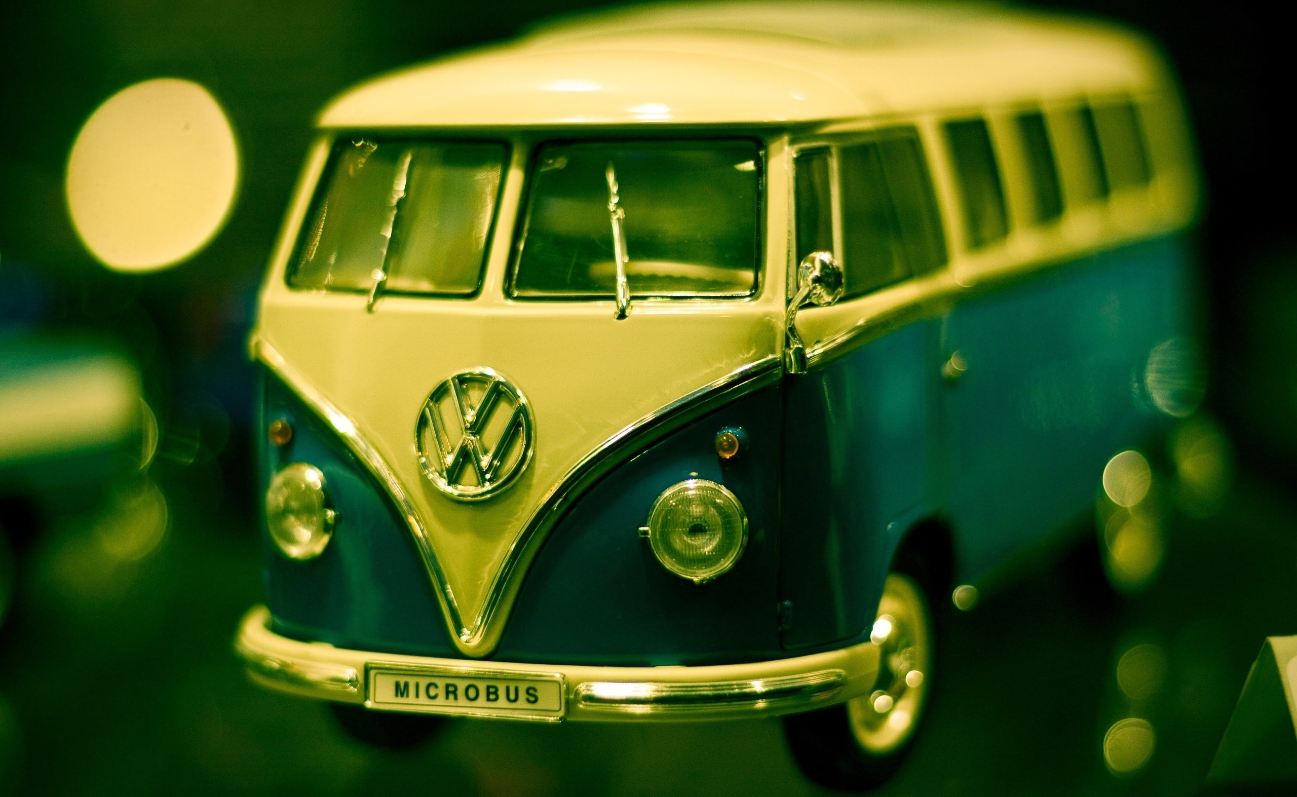 shiny, metal, green color, scale, transportation, white, die, t, focus on foreground, stationary, cast, studio shot, 2K, yellow, no people, retro styled, HD Wallpaper