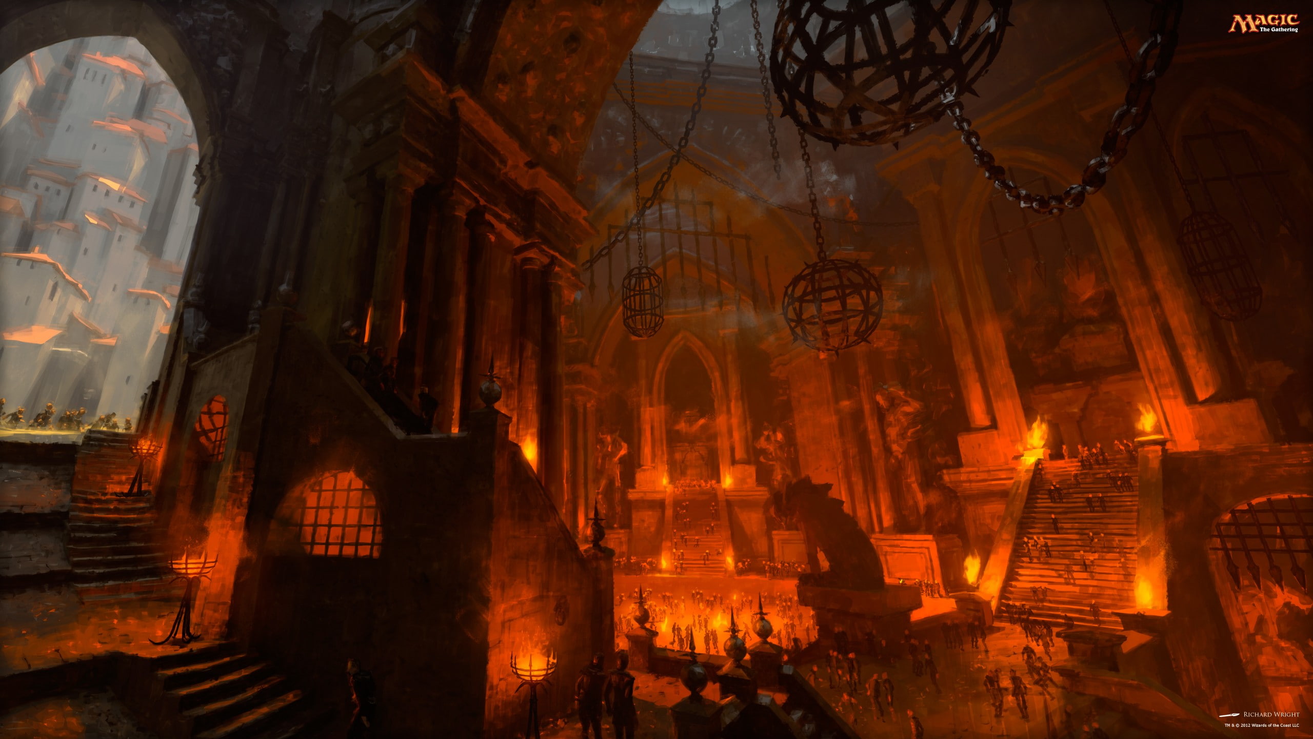 2K, town, Rakdos, magic, Magic: The Gathering, HD Wallpaper