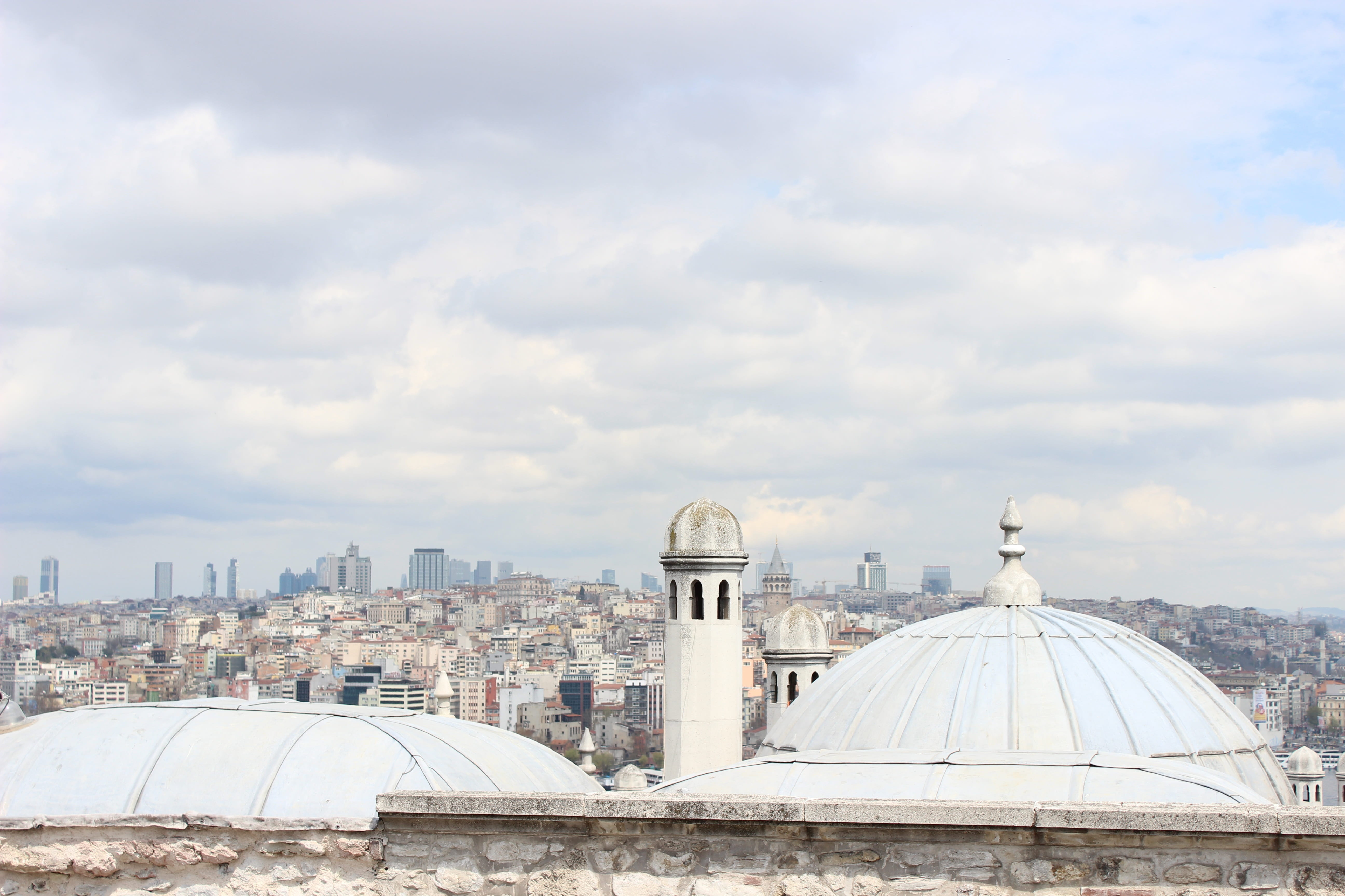 place of worship, 5K, travel, built structure, travel destinations, no people, sky, city, cloud - sky, cami, süleymaniye, nature, architecture, day, religion, HD Wallpaper