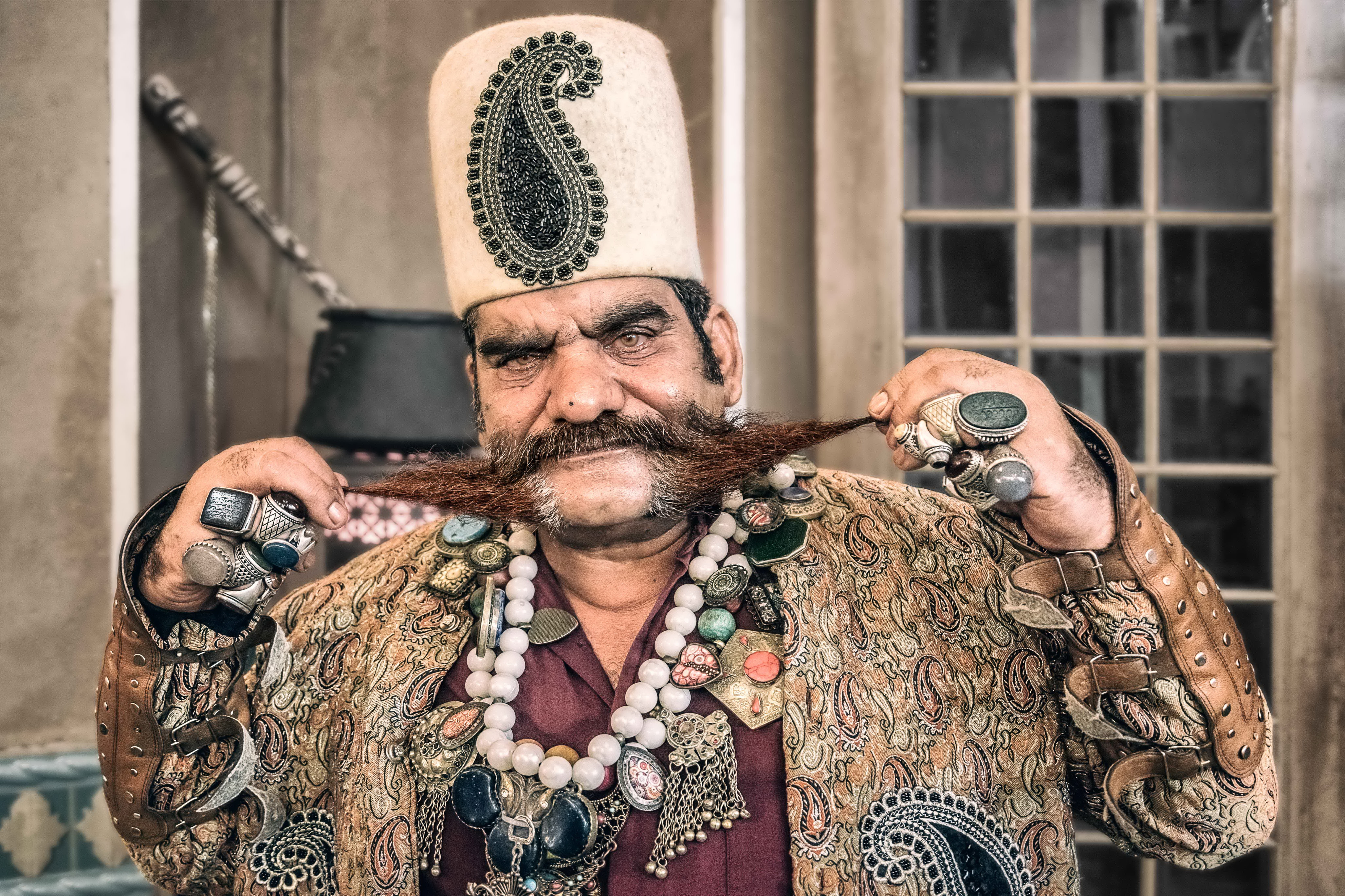 Portrait of a man, Yazd, 5K, Iran, HD Wallpaper