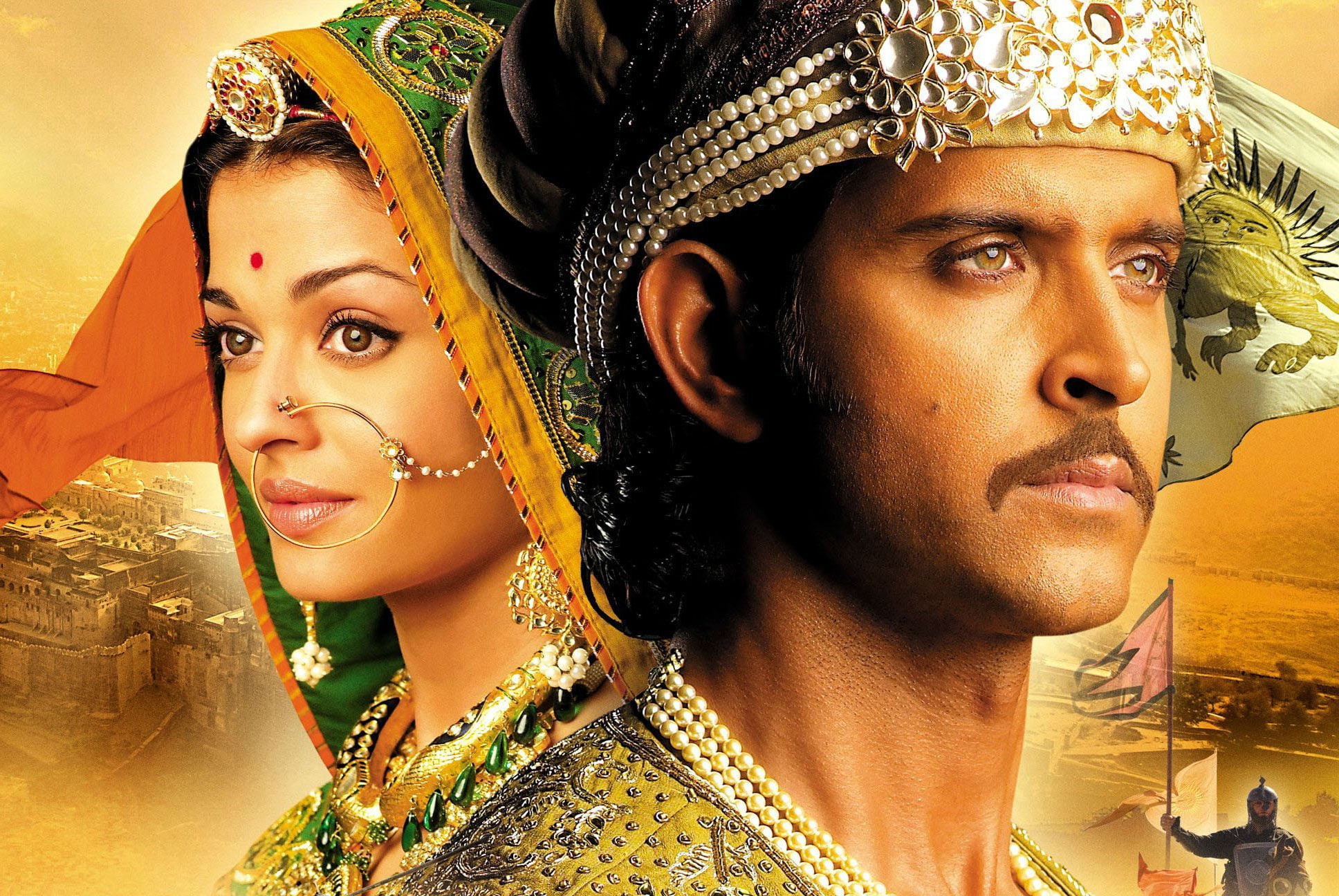 adventure, bollywood, romance, biography, akbar, jodhaa, action, 1080P, drama, HD Wallpaper