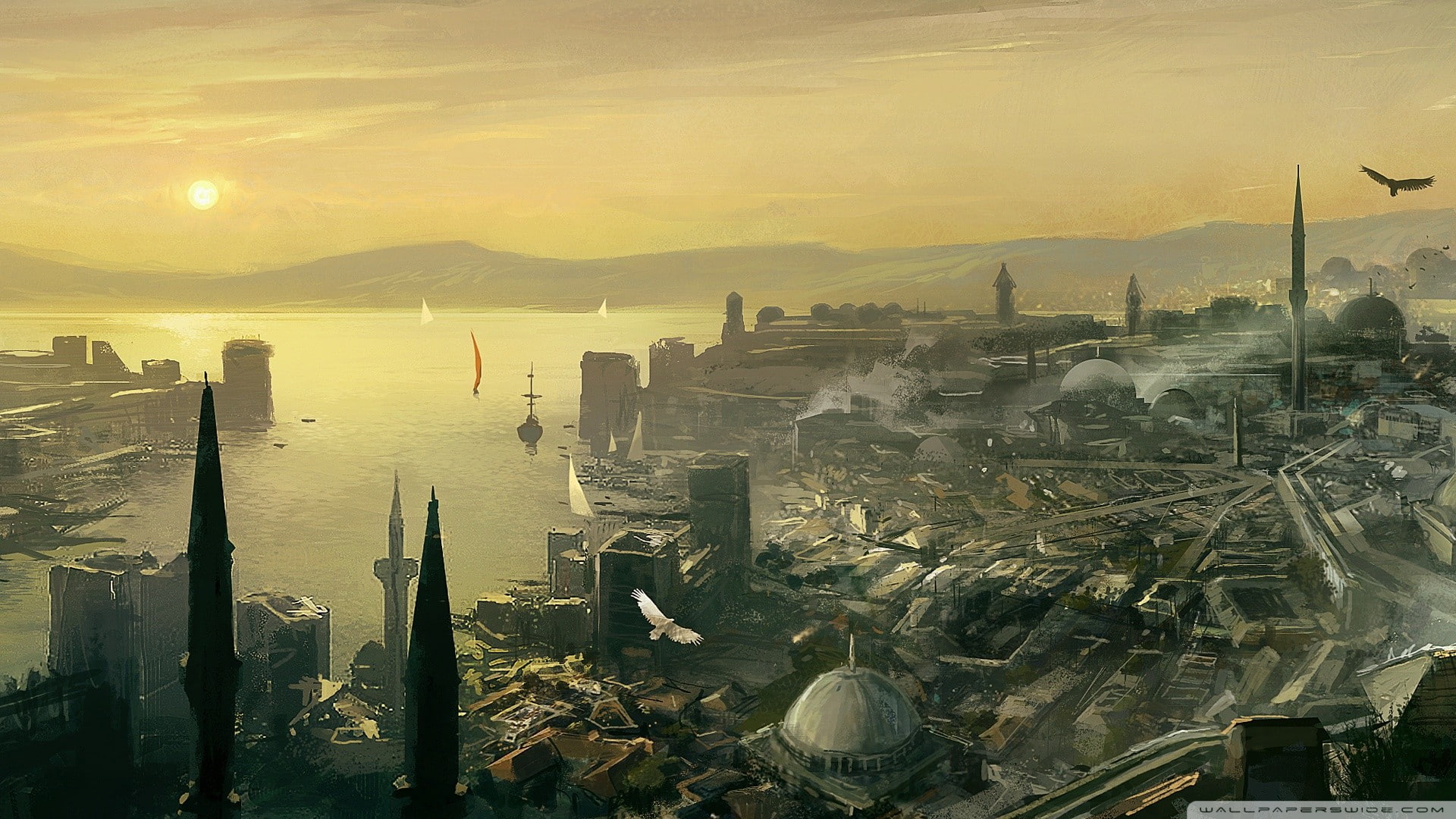 Istanbul, 1080P, city, HD Wallpaper