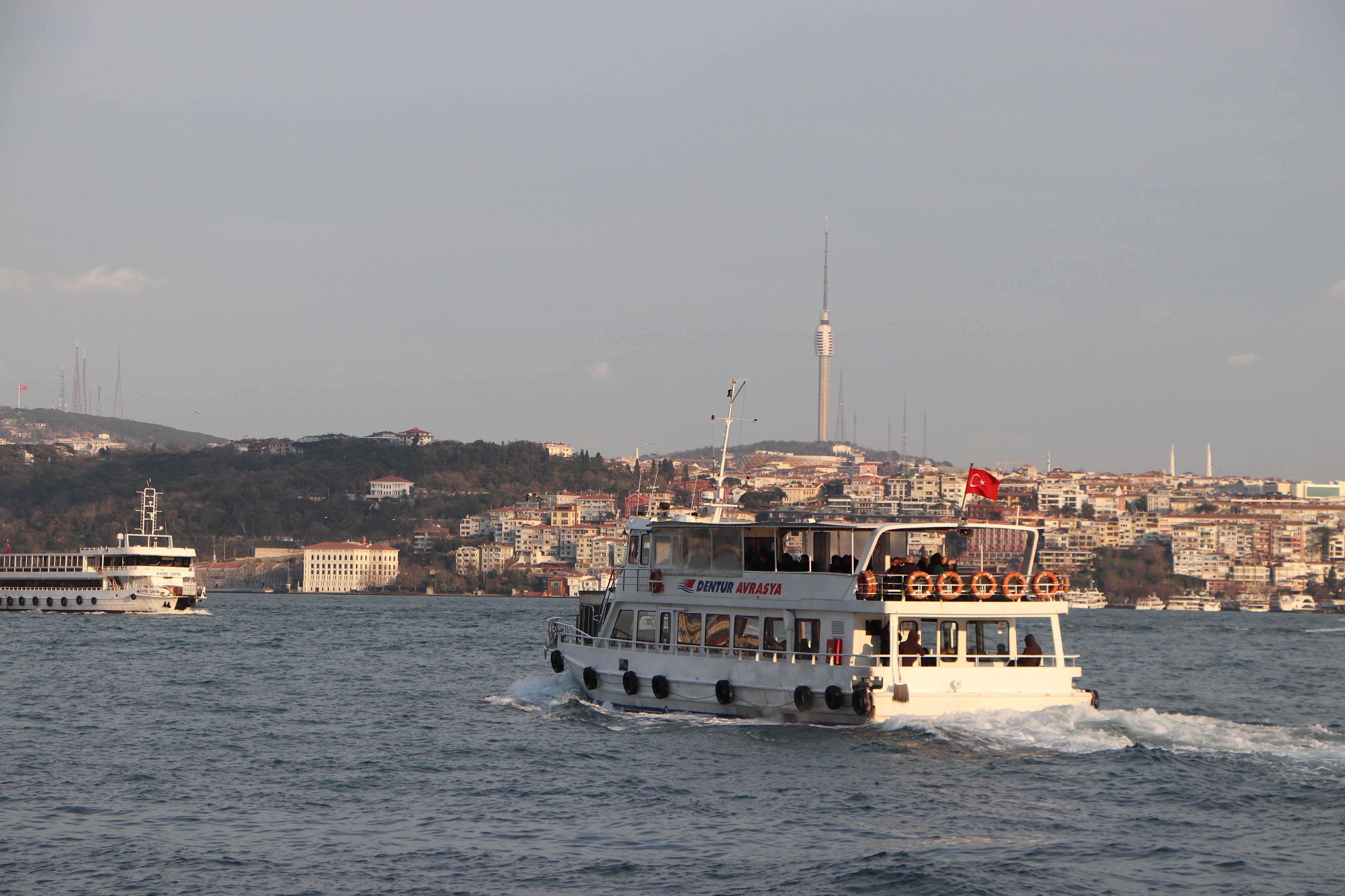 muslim, ferry, tourism, waterfront, bridge, building exterior, no people, hagia sophia, unesco, throat, building, outdoors, camlica, nature, minaret, v, HD Wallpaper