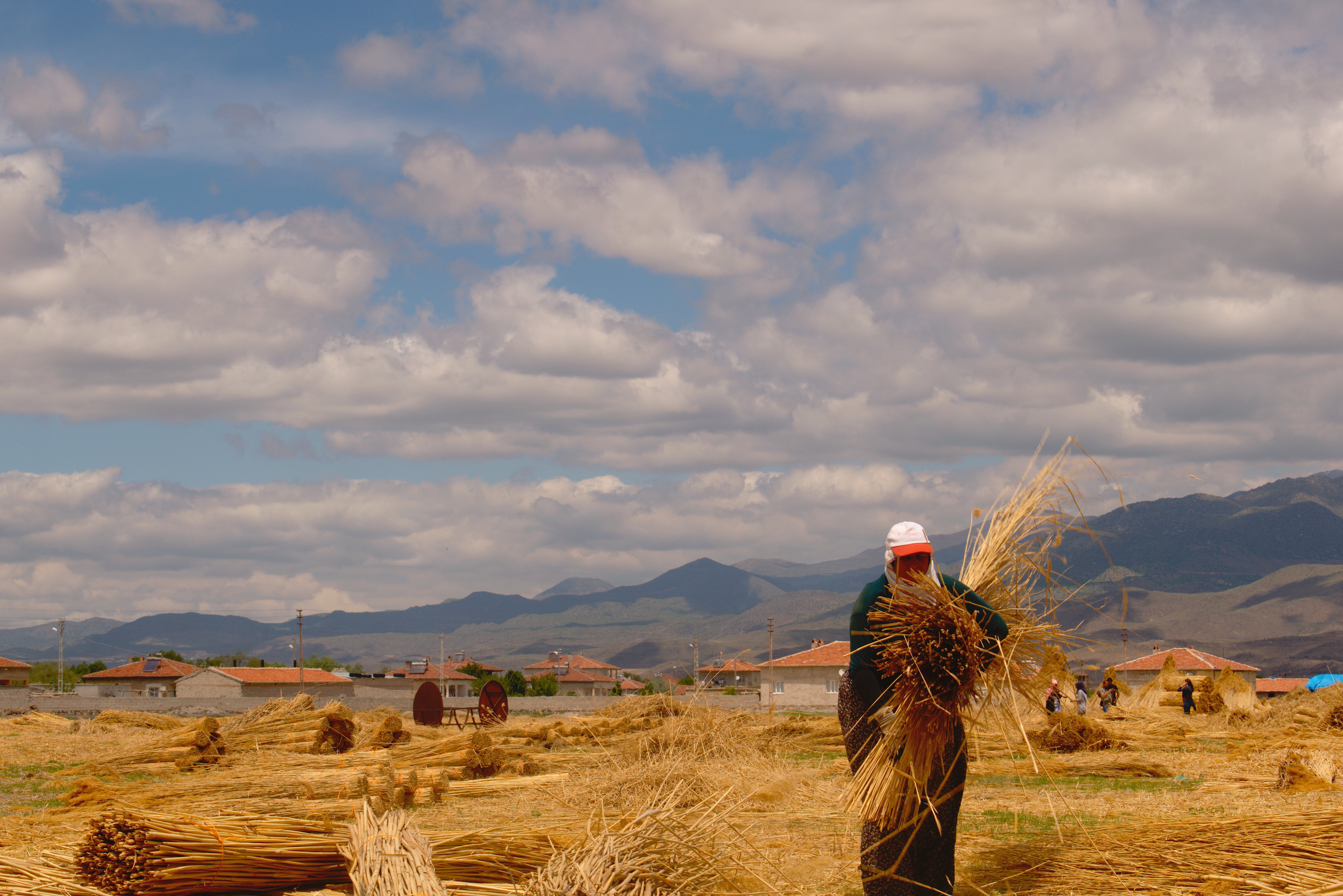 environment, 5K, one person, climate, real people, tranquility, nature, leisure activity, arid climate, field, erciyes, tranquil scene, landscape, cloud, HD Wallpaper