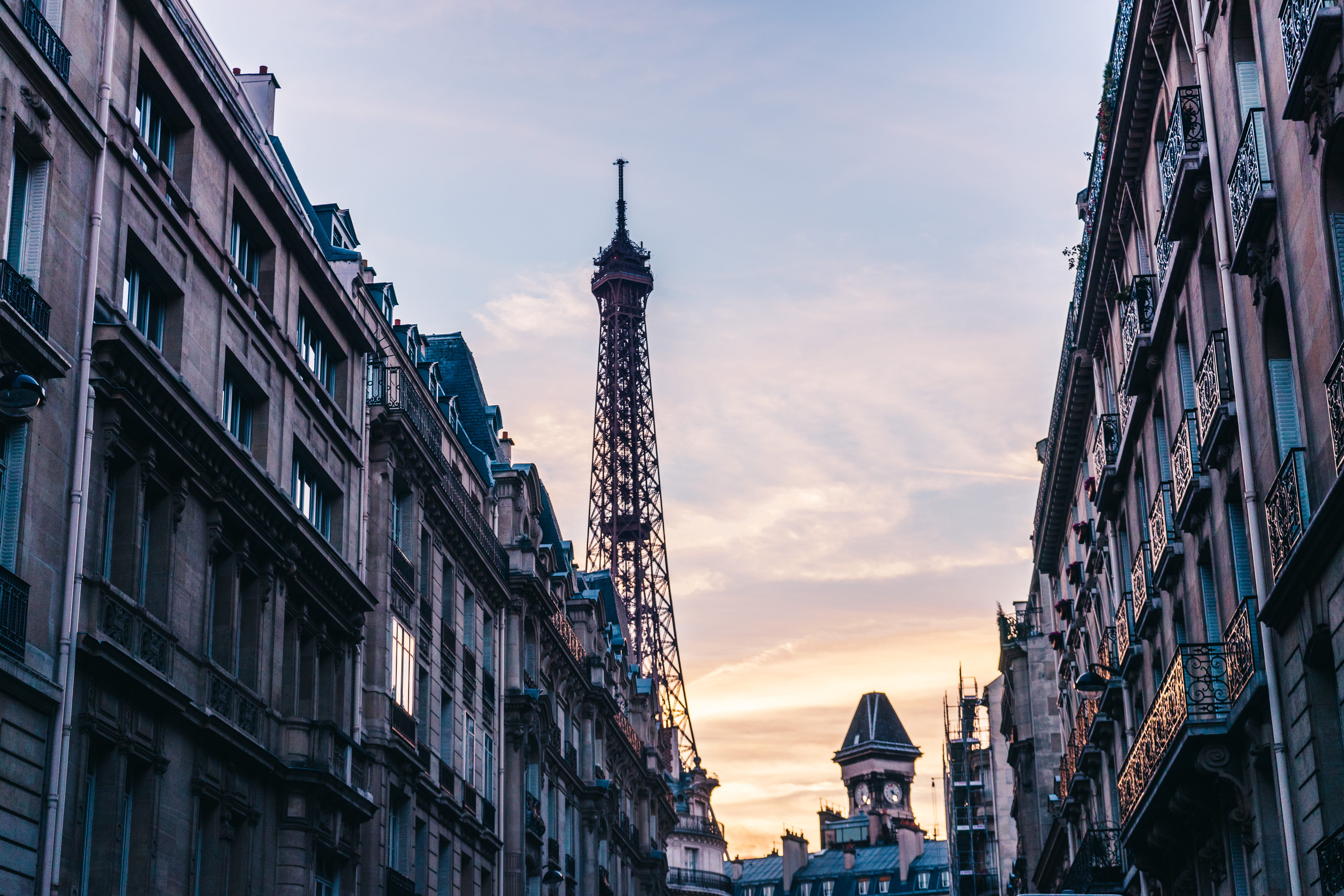 sky, low angle view, the past, architecture, history, nature, 5K, eiffeltower, spirituality, travel destinations, dinner, tower, no people, france, paris, HD Wallpaper
