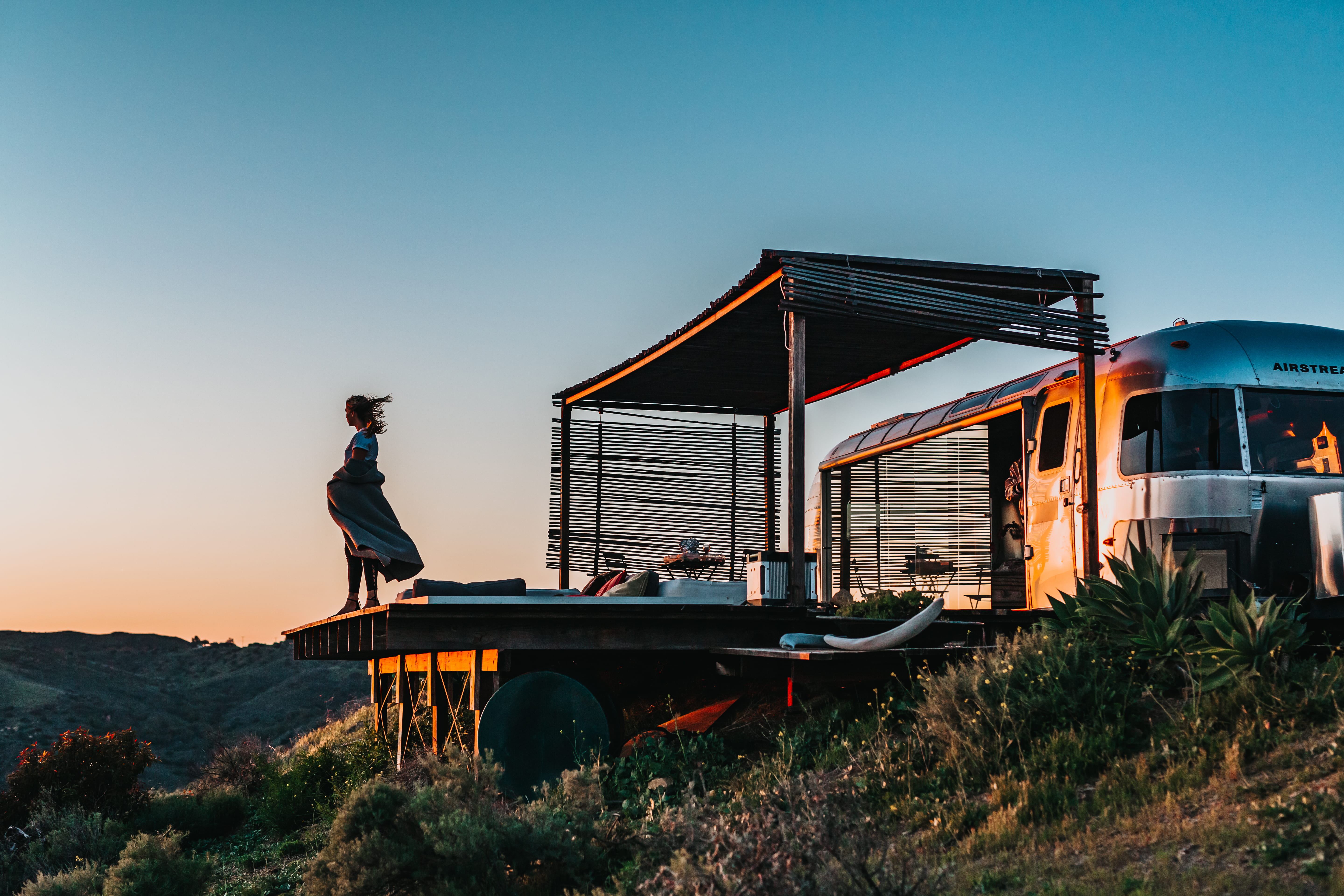 side view, real people, rv, teenager, lifestyles, portrait, daytime, land vehicle, golden hour, camping, dusk, built structure, dock, wood, outdoors, malibu, HD Wallpaper