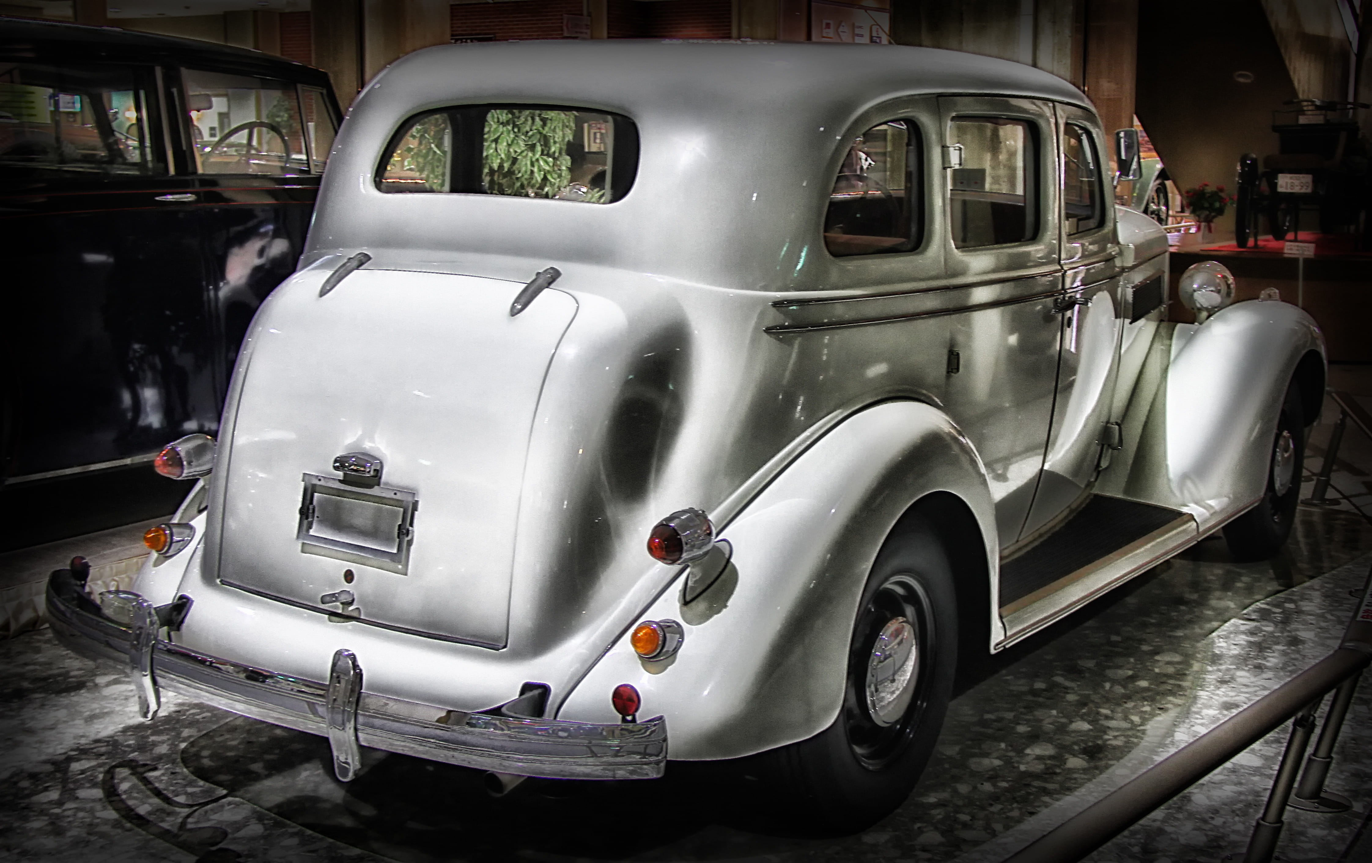 4K, classic, outdoors, auto, airstream, obsolete, metal, number, oldster, hdr, white color, silver colored, abandoned, photo, motor vehicle, Chrysler Airstream, HD Wallpaper
