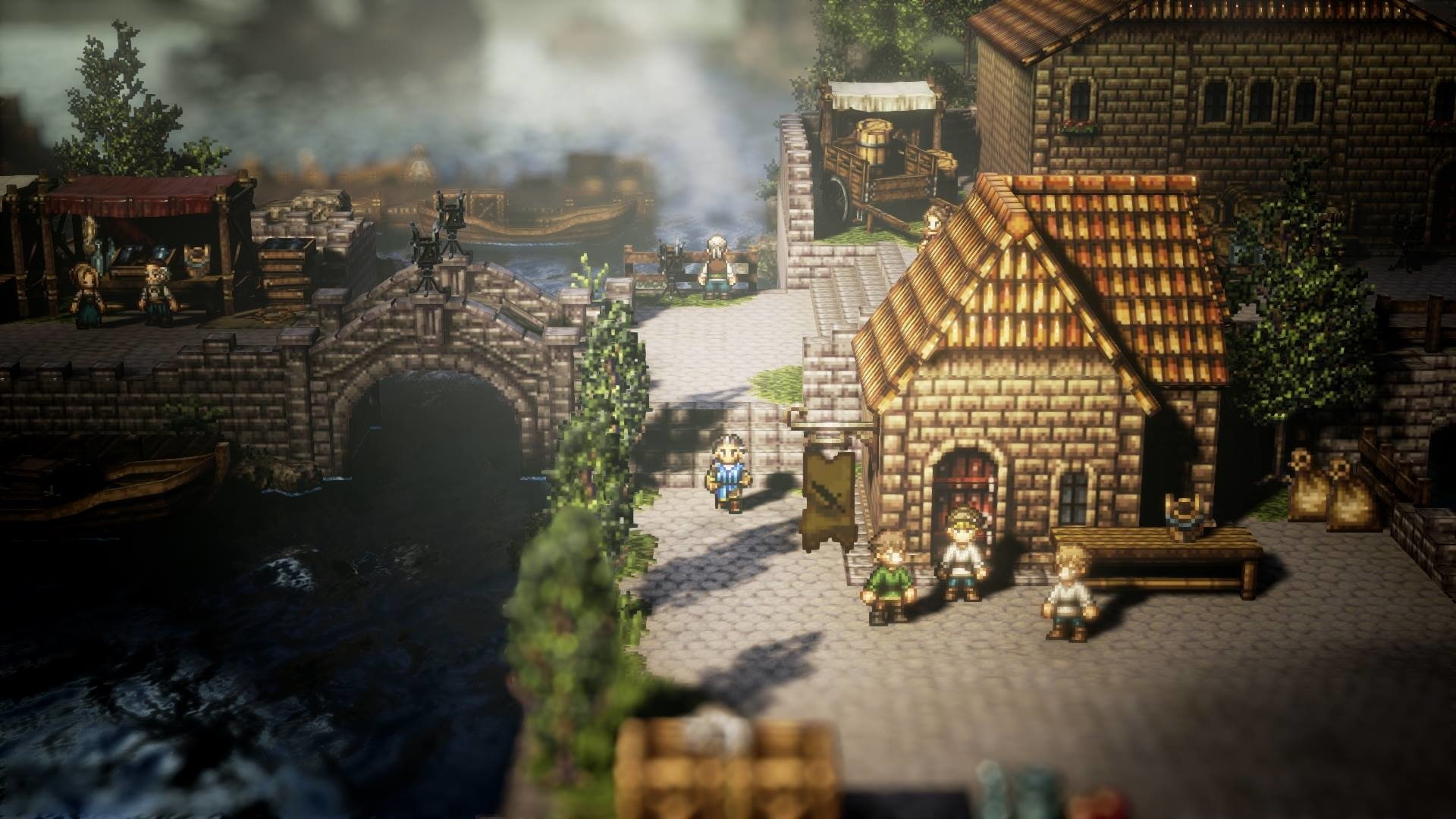 Octopath Traveler, Video Game, 1080P, HD Wallpaper