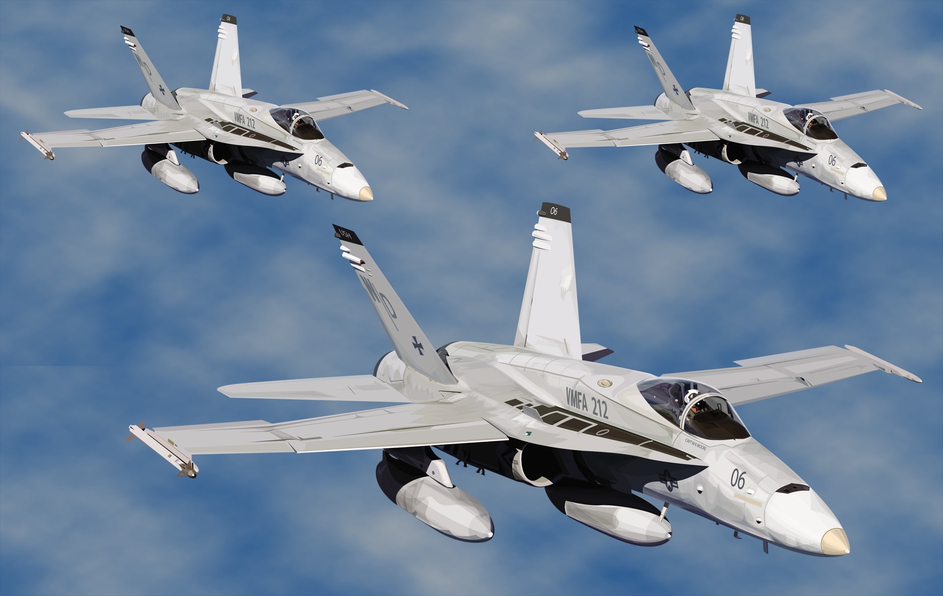 group, strike, 720P, f-18, HD Wallpaper