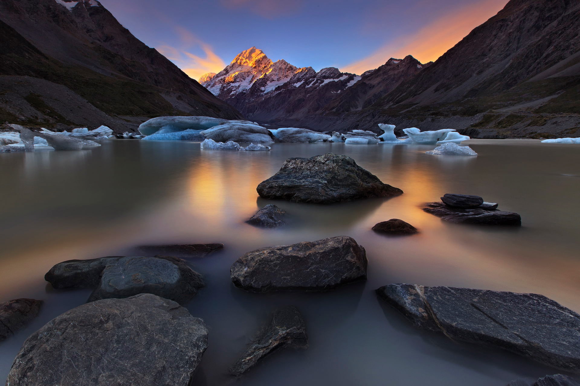 Mount Cook, 1080P, New Zealand, National Park, HD Wallpaper