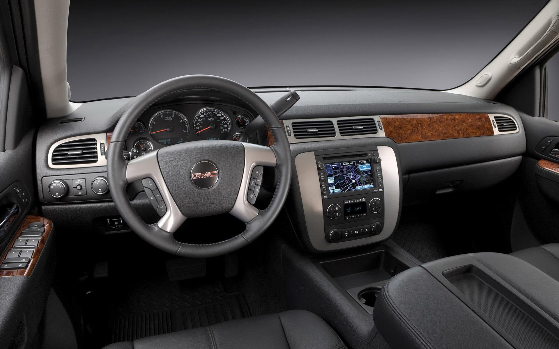 gmc, 1080P, heavy, gmc sierra, cars, interior, 1920x1200, sierra, duty, HD Wallpaper