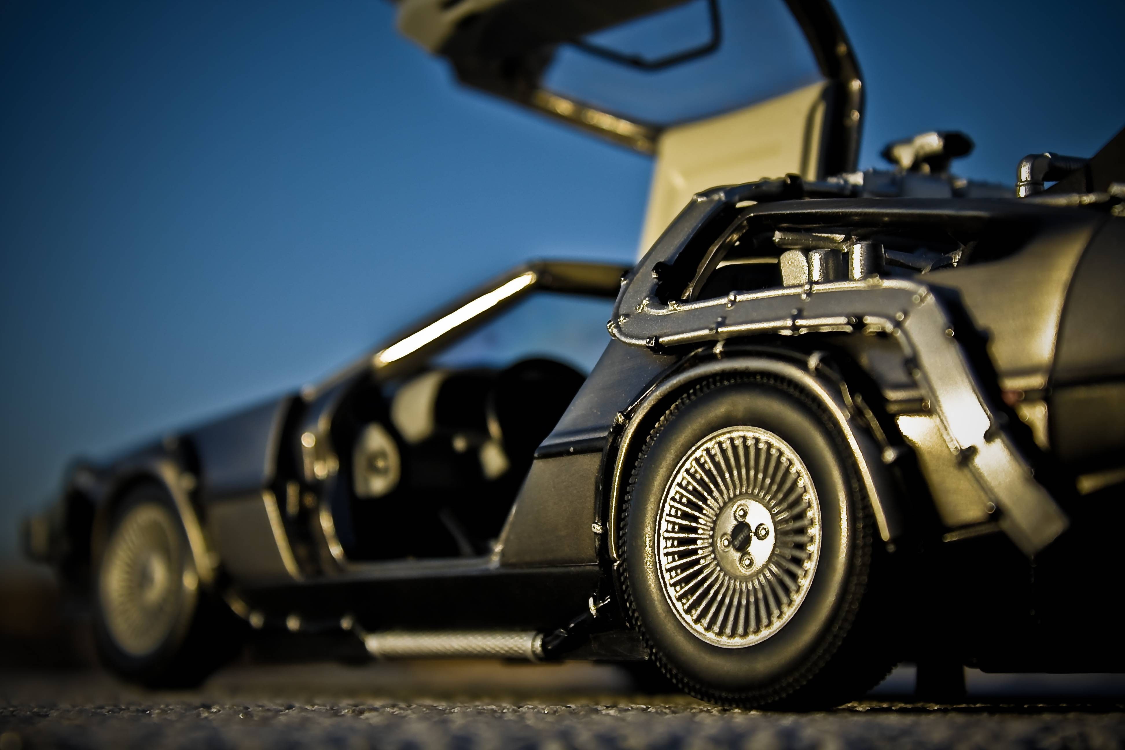 Back To The Future, DMC DeLorean, The Time Machine, car, 4K, HD Wallpaper
