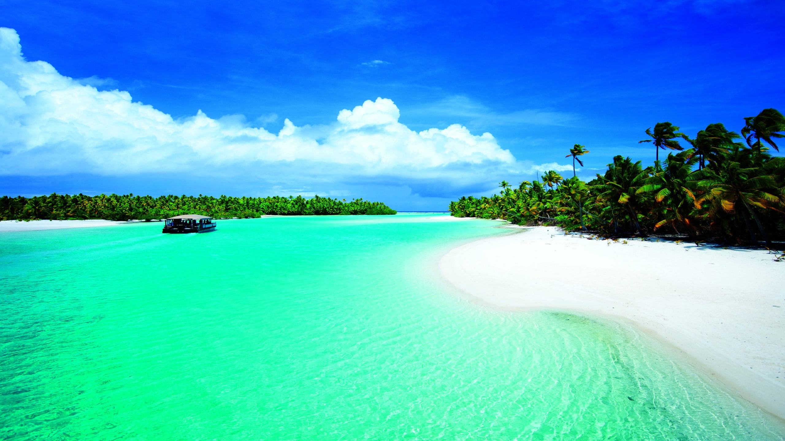 foot, isl, desktop, cook, aitutaki, isls, background, polynesia, lagoon, 2K, one, passage, HD Wallpaper