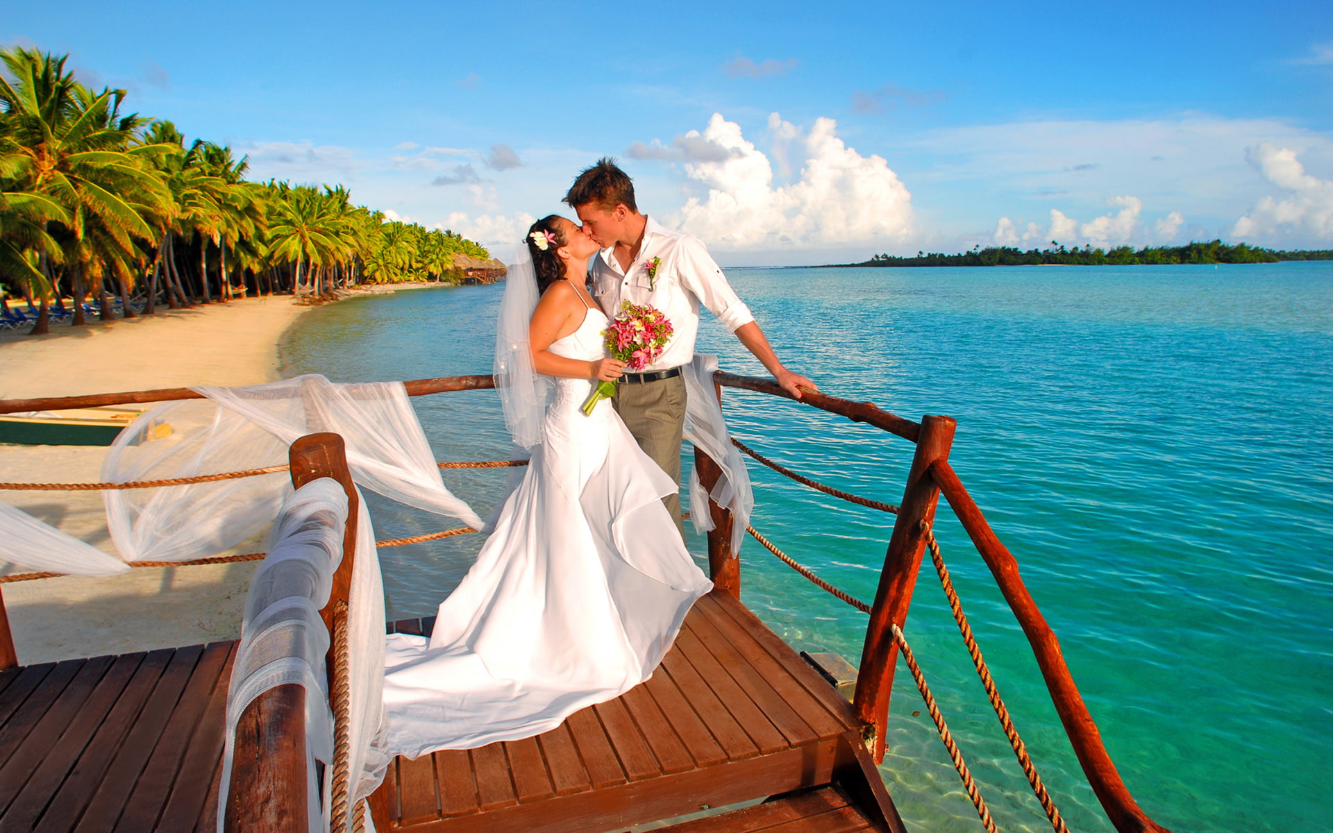 desktop, romantic, islands, resort, 1080P, hd, walk, computer, cook, lagoon, spa, aitutaki, HD Wallpaper