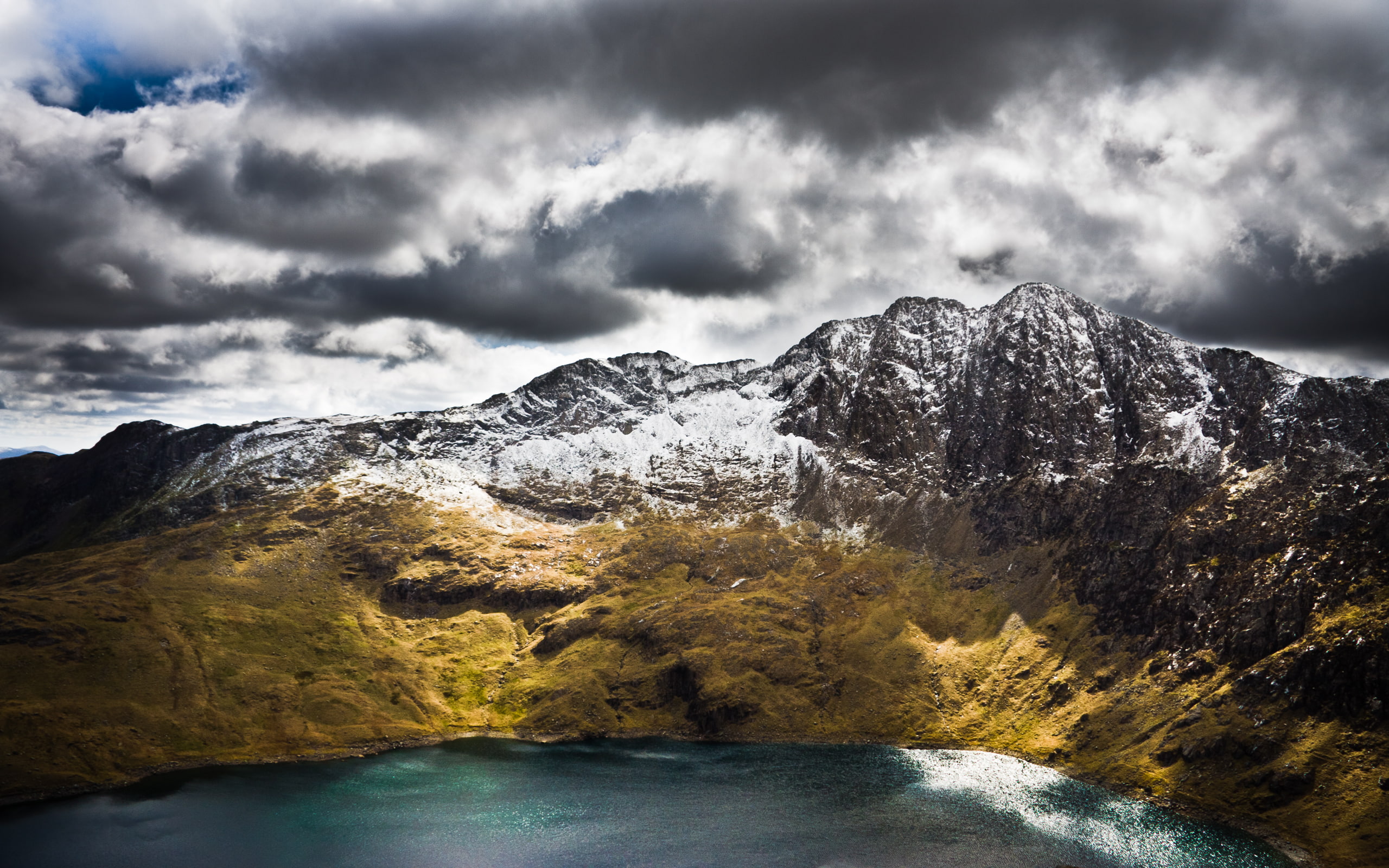 2K, nature and landscape, snowdon, HD Wallpaper
