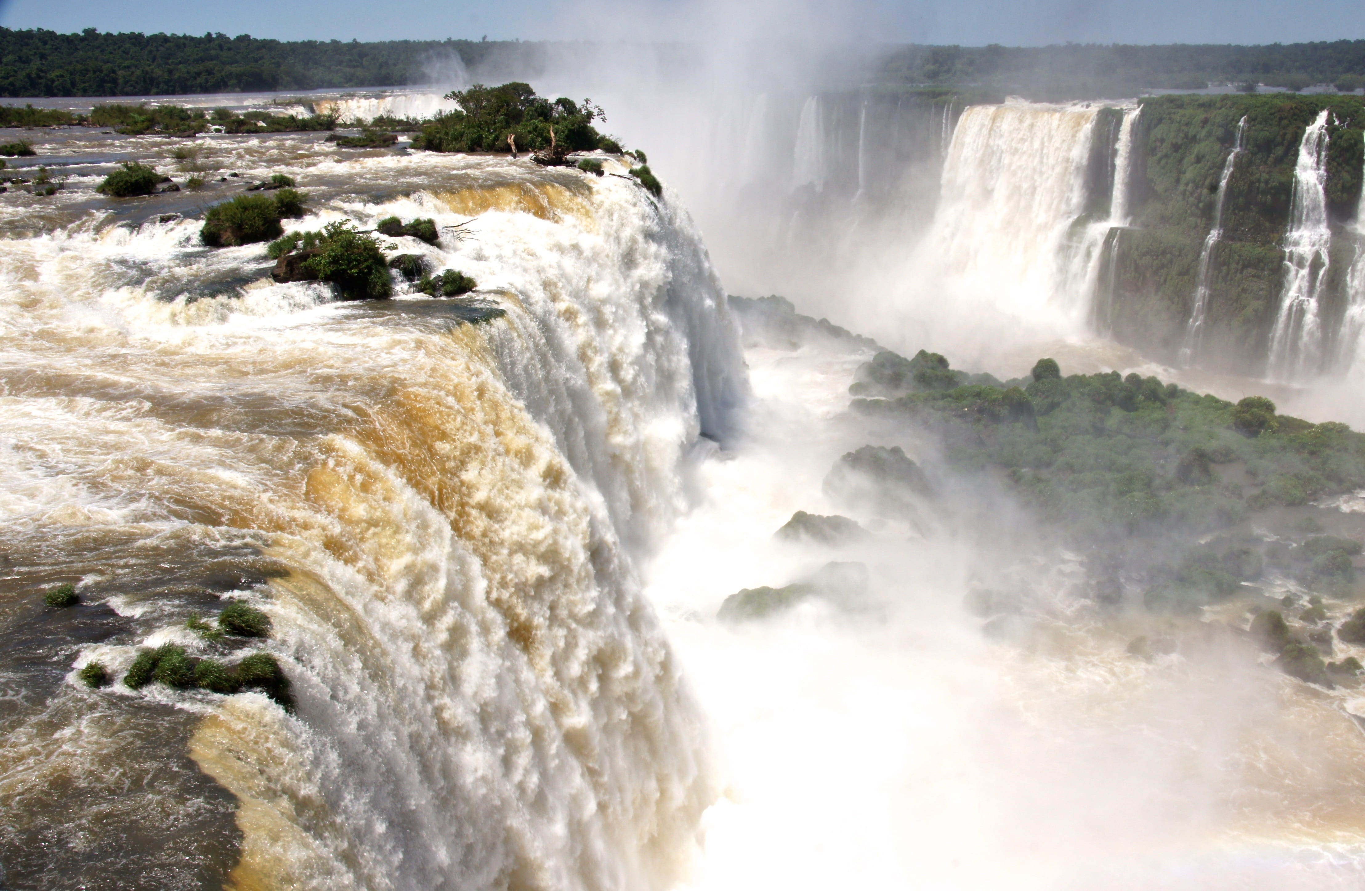 falling, nature, niagara Falls, blurred motion, flowing, flowing water, falling water, environment, water, South America, awe, outdoors, iguacu National Park, HD Wallpaper