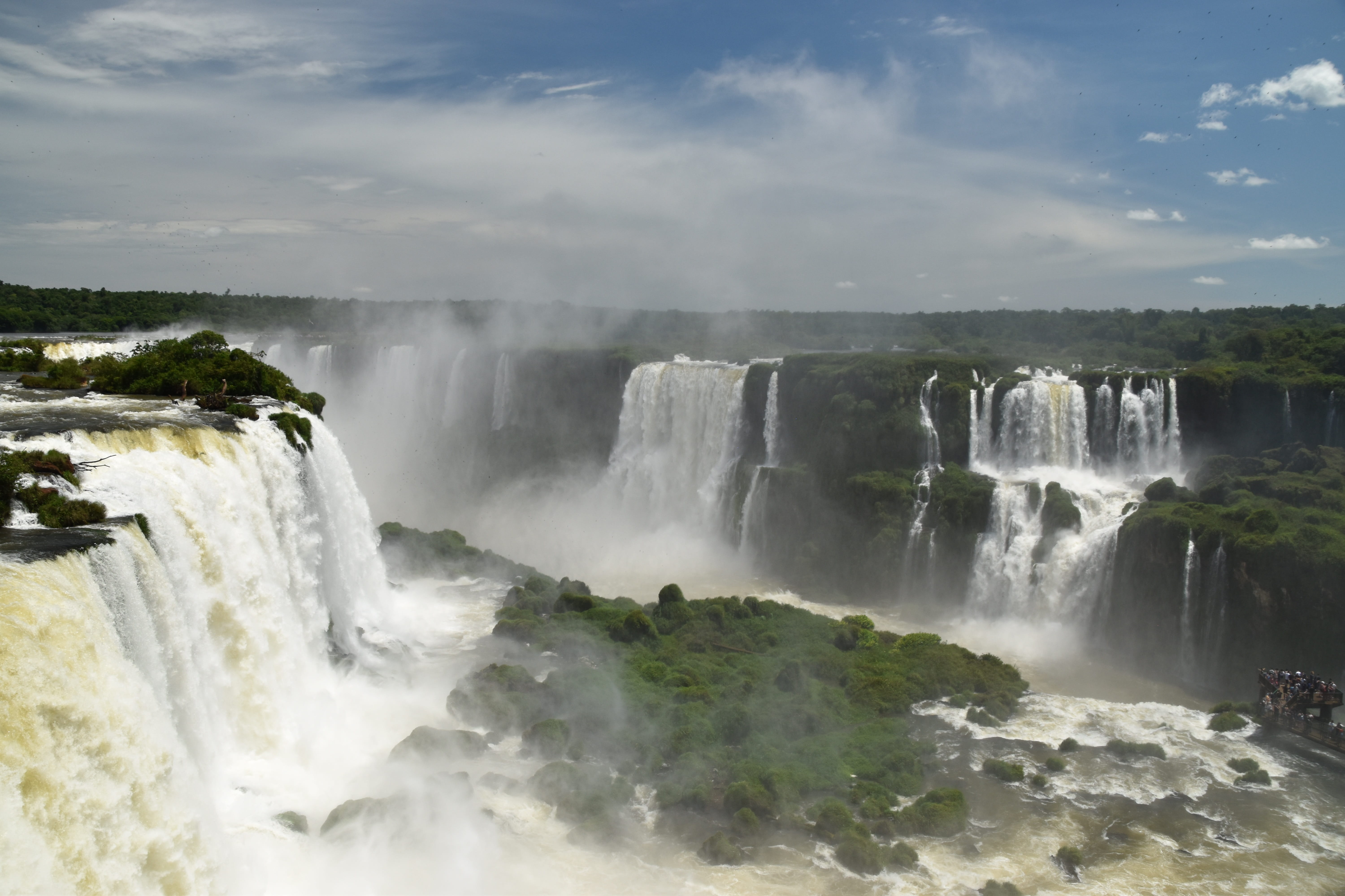 brazil, outdoors, land, nature, argentína, falls, long exposure, travel, power in nature, scenics - nature, power, flowing water, water, iguazu, 5K, forest, HD Wallpaper