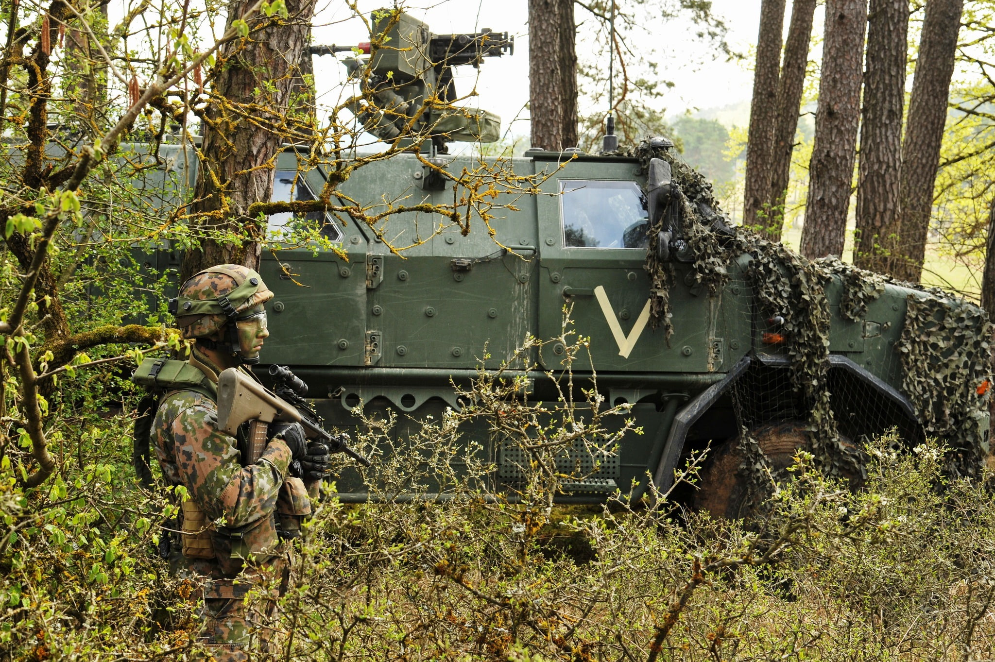 Luxemburg Army, weapons, soldiers, 1080P, HD Wallpaper