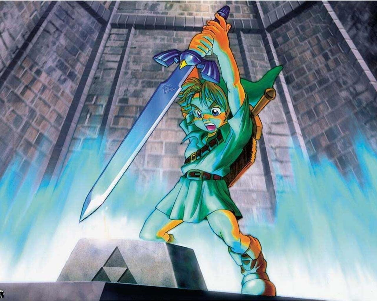 Master Sword, The Legend Of Zelda: Ocarina Of Time, 720P, Zelda, Link, HD Wallpaper