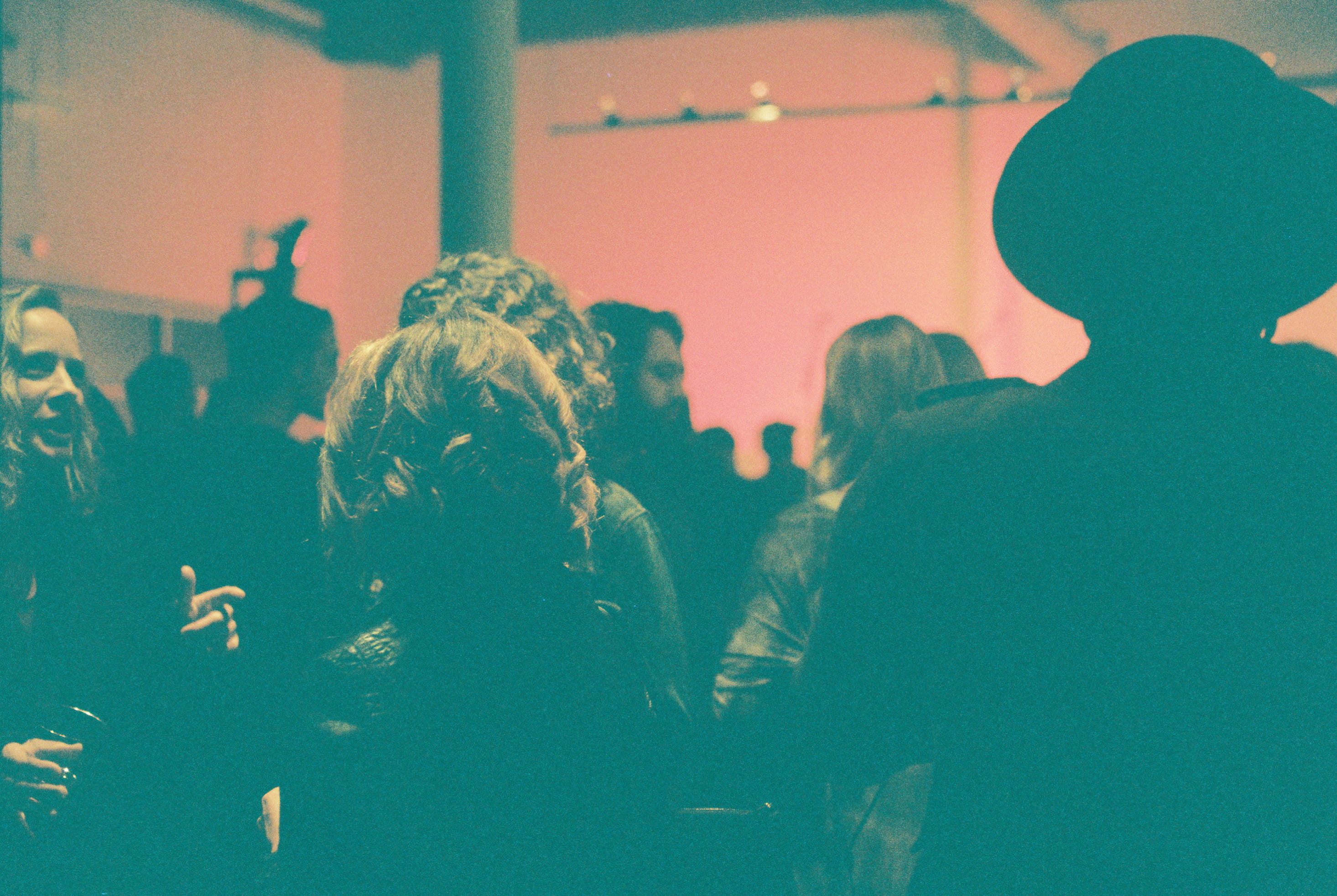 women, standing, crowd, light, filmisnotdead, lifestyles, real people, film, building, nightlife, adult, text, story, inside, youth culture, dark, party, HD Wallpaper
