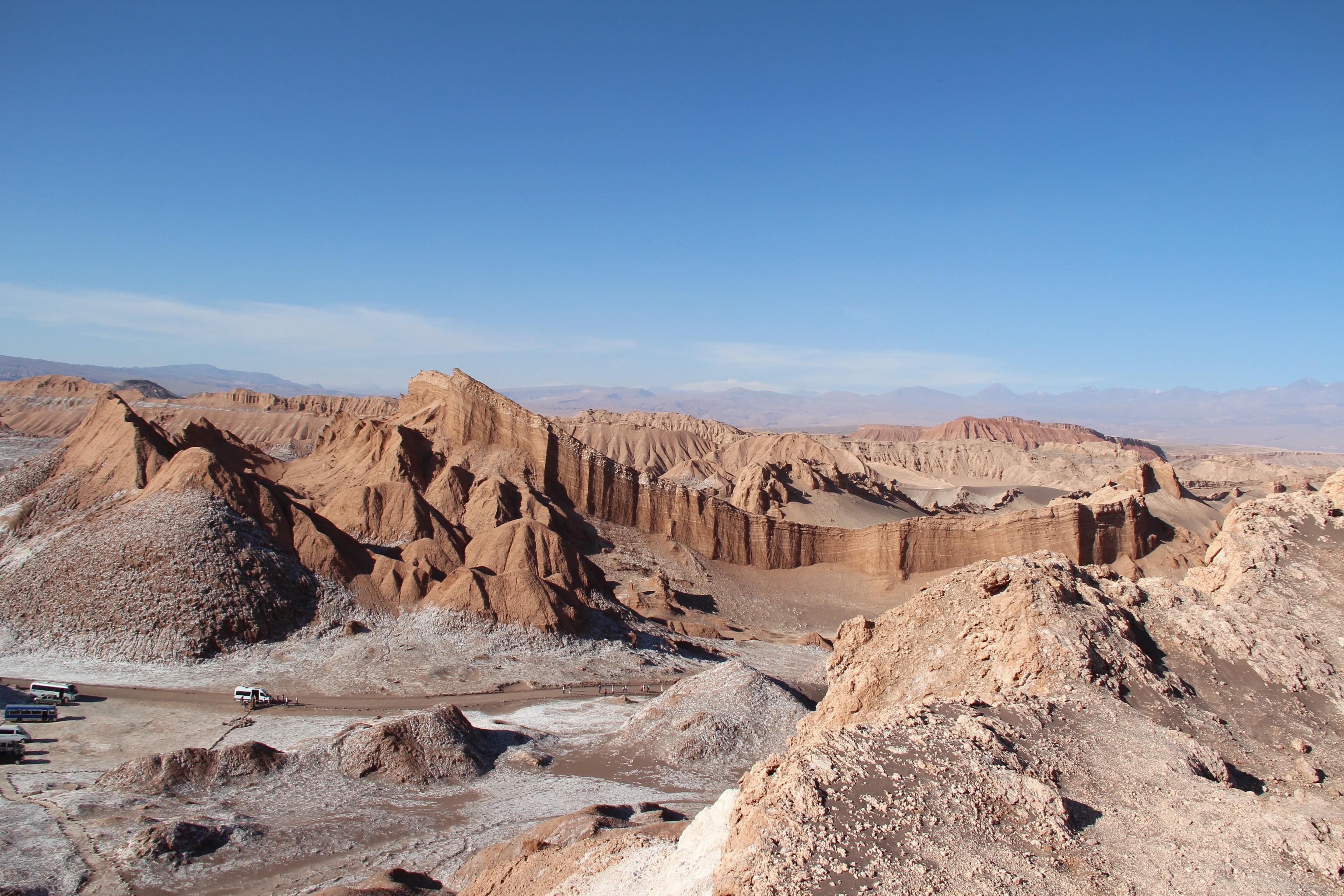 blue, chile, valley of the moon, antofagasta, solid, 2K, daytime, climate, rock formation, beauty in nature, brown, scenics - nature, tranquility, formation, HD Wallpaper