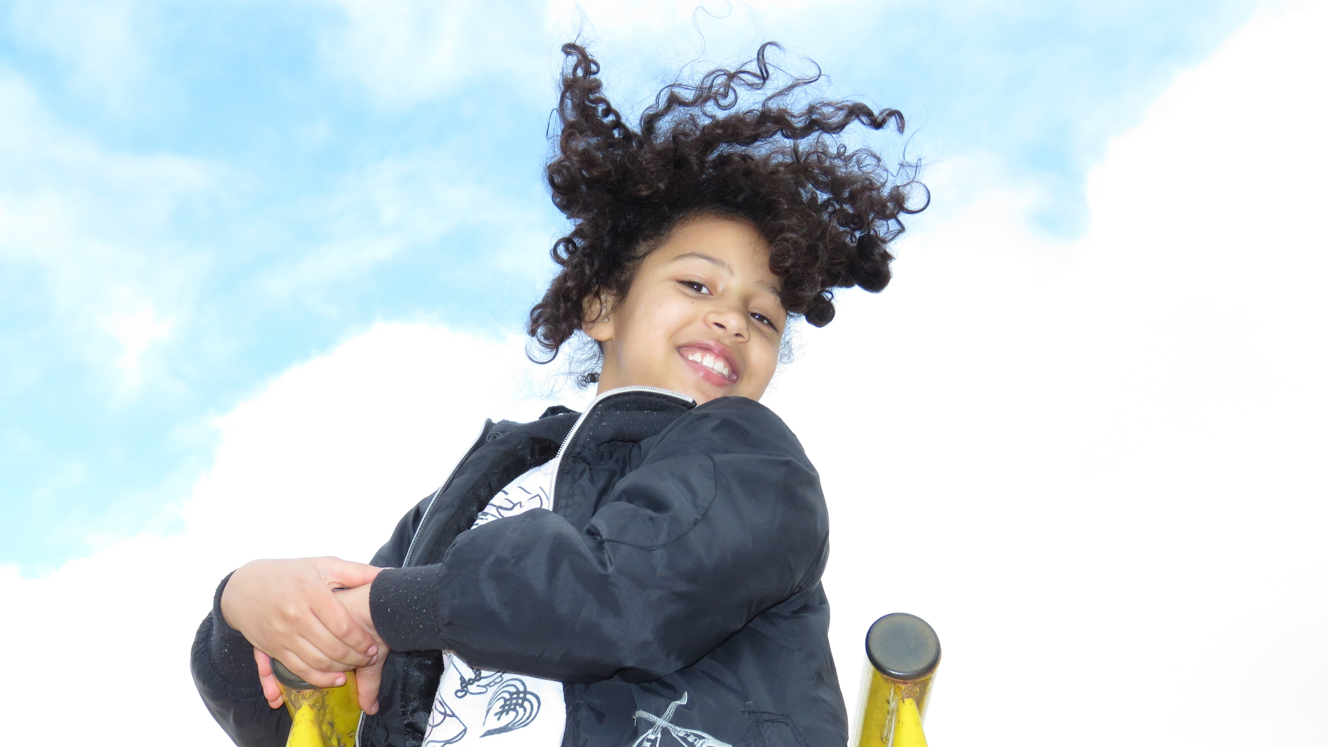 child, black, people, fun, emotion, african Ethnicity, saucy, young Adult, joke, jacket, park, childhood, vista, smiling, wearing, holding, casual clothing, HD Wallpaper