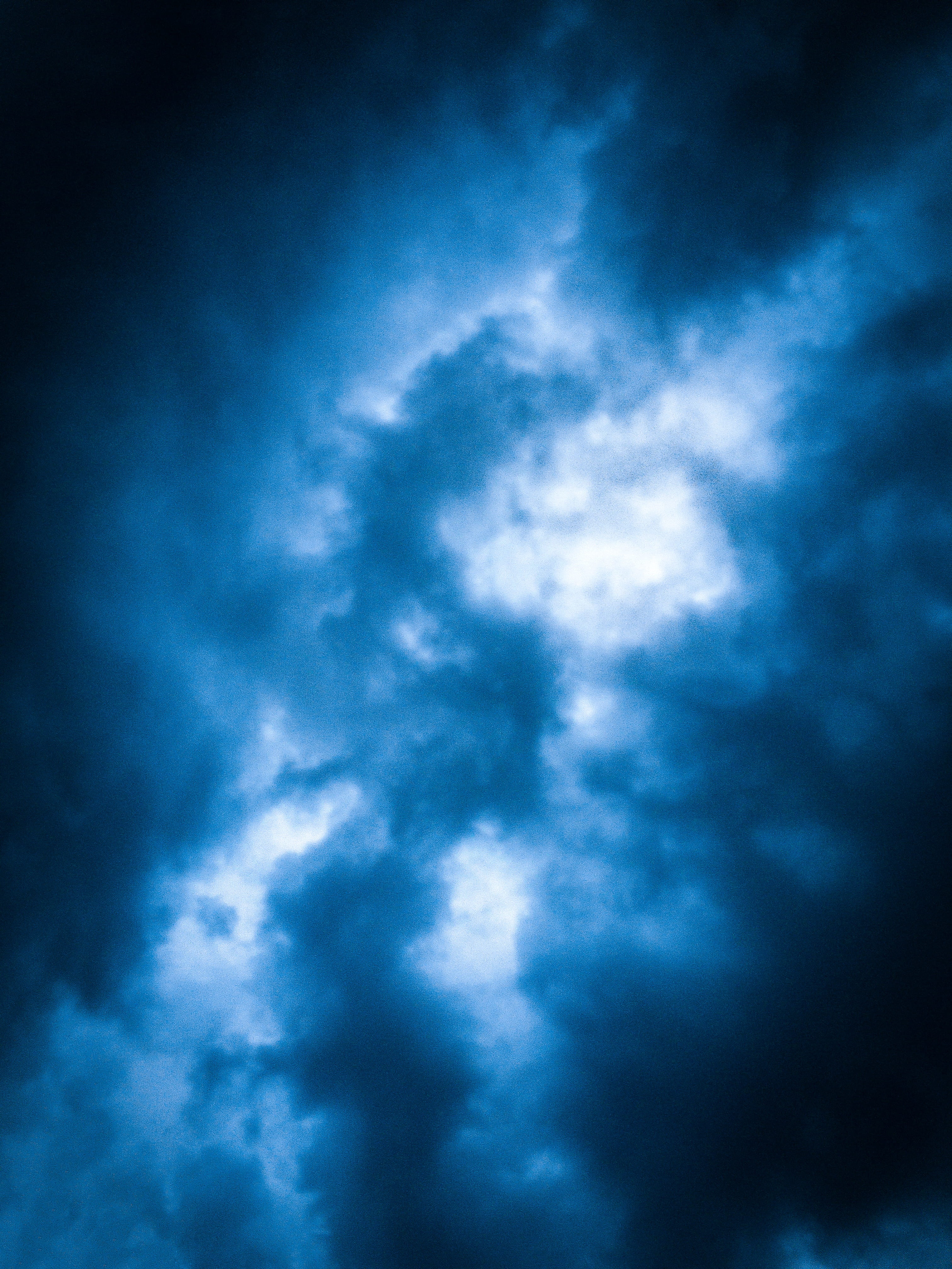 blue, storm, white, dramatic sky, after, mysterious, ominous, beauty in nature, clouds, outdoors, environment, sky, power, low angle view, galaxy, trebichava, Phone HD Wallpaper