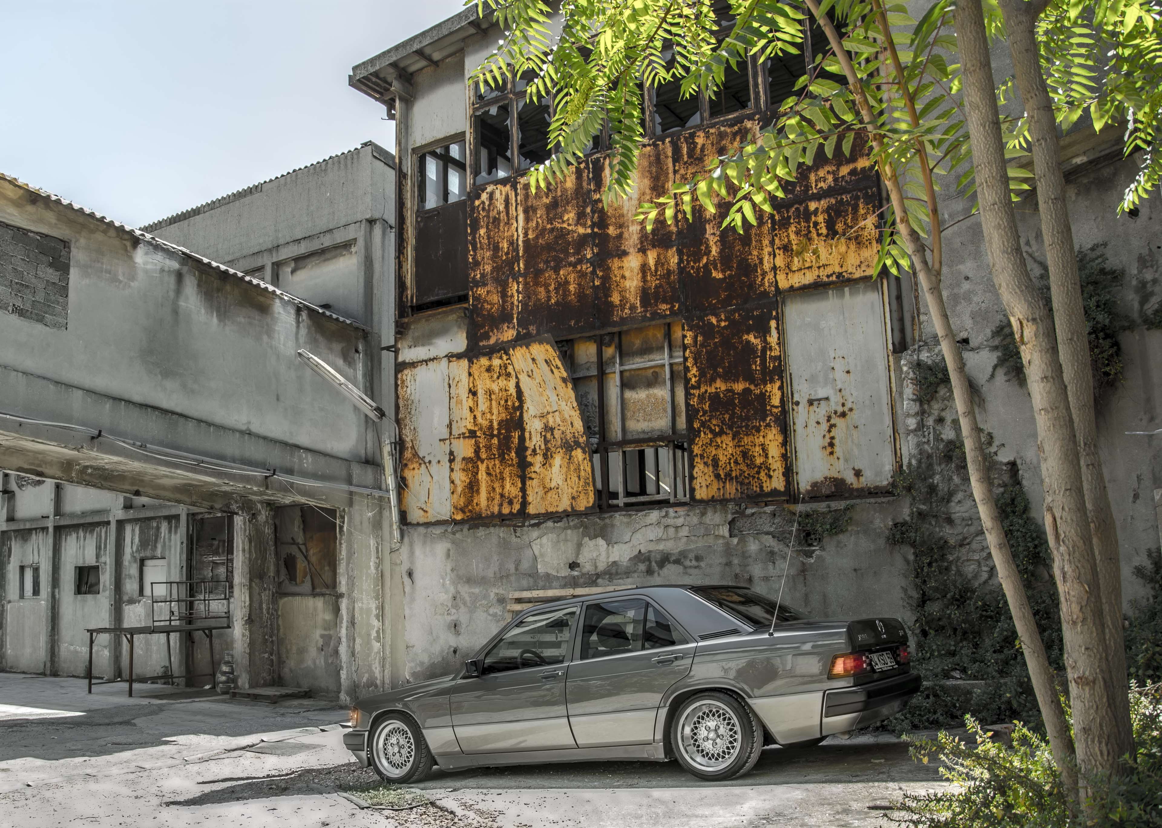 no people, transportation, nature, architecture, outdoors, abandoned, car, building, plant, tree, building exterior, modification, city, motor vehicle, HD Wallpaper