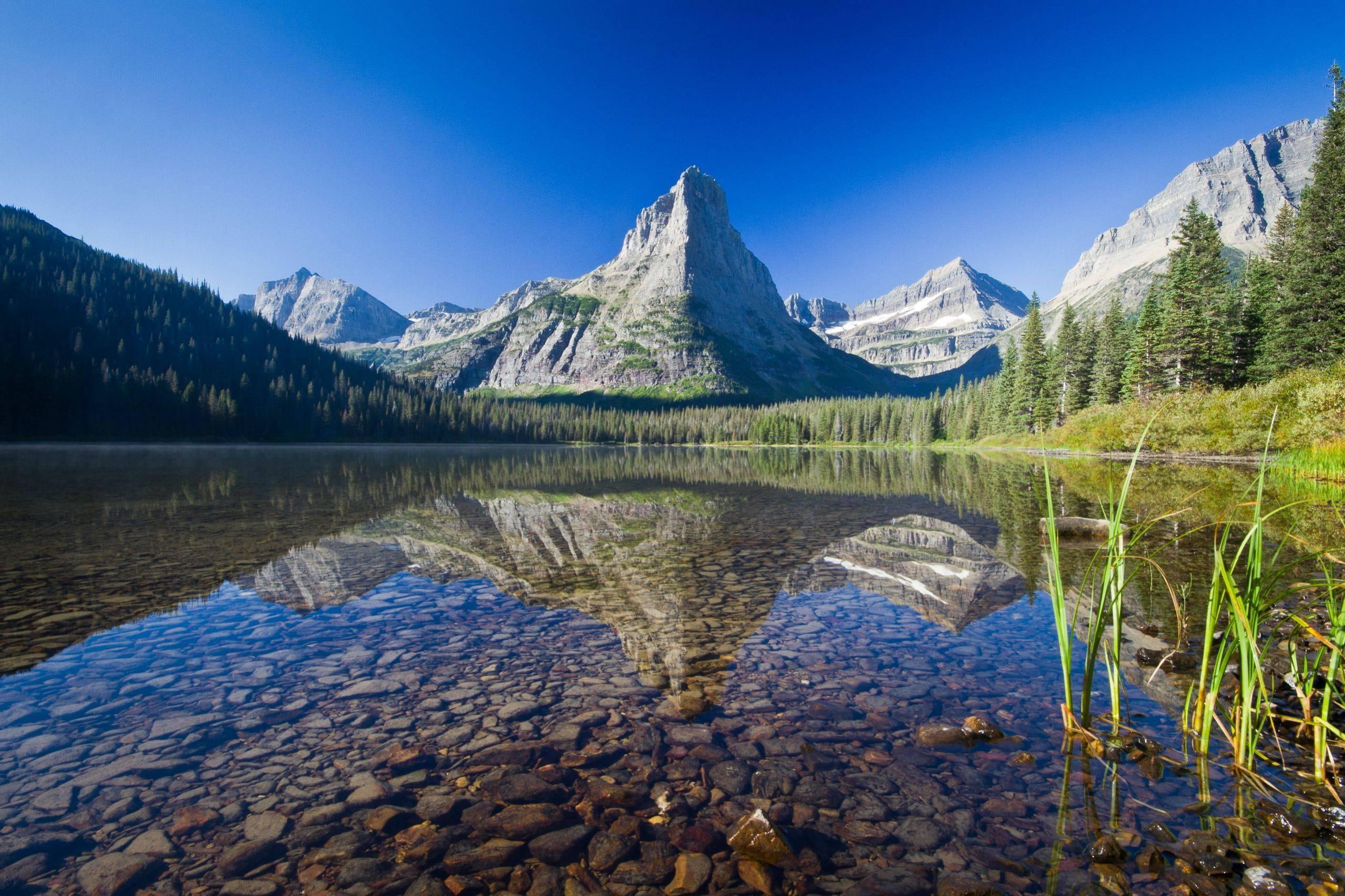 mountain, glenns, 1080P, nature, forest, lake, HD Wallpaper