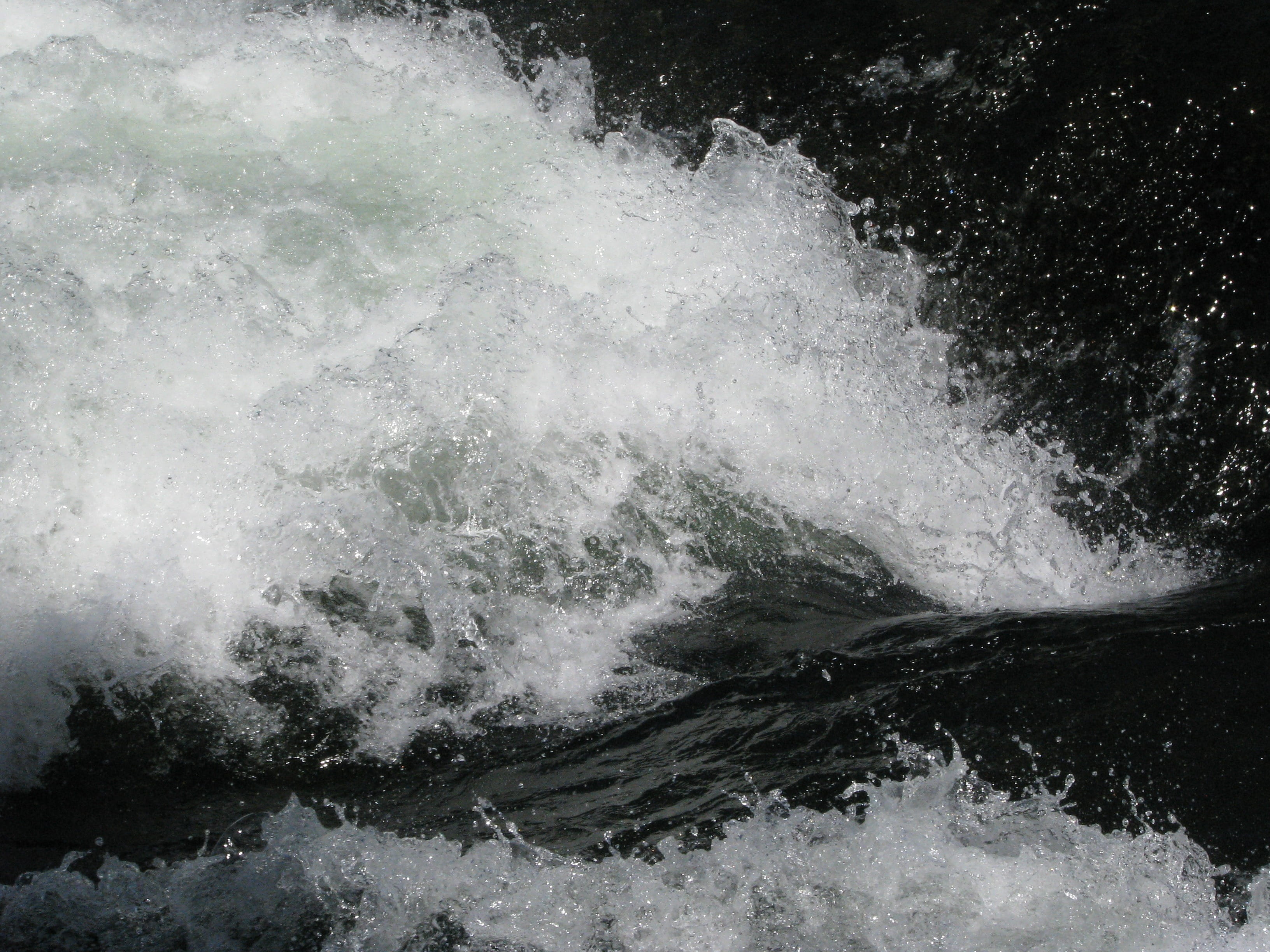 nature, outdoors, wet, motion, sport, 2K, aquatic sport, waterfront, wave, scenics - nature, mountain, Park, water, waves, national, wyoming, power in nature, HD Wallpaper