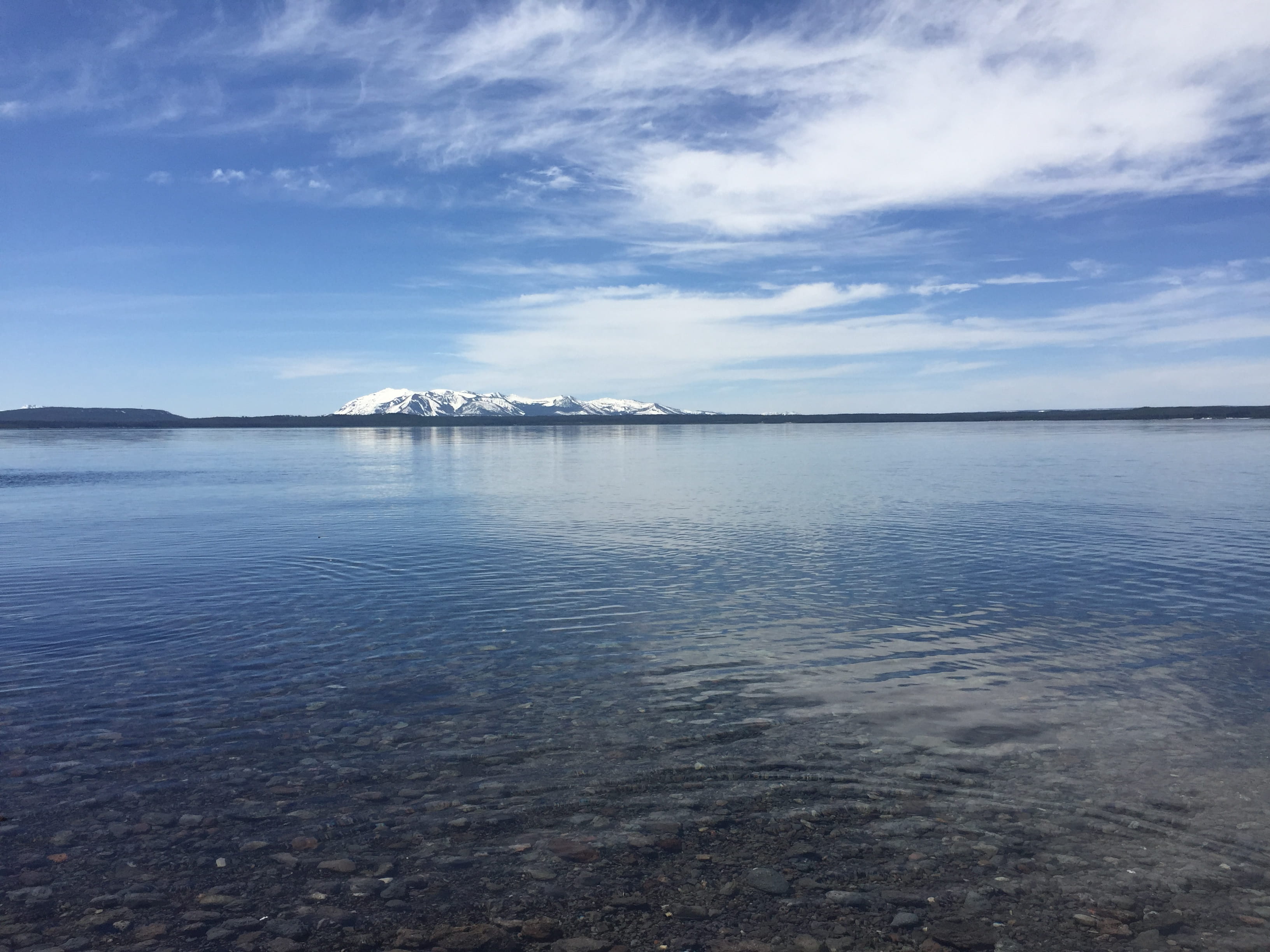 scenics - nature, sky, reflection, camping, idyllic, wyoming, day, clouds, outdoors, shallow, unnamed road, sea, beauty in nature, cloud - sky, land, non-urban scene, HD Wallpaper