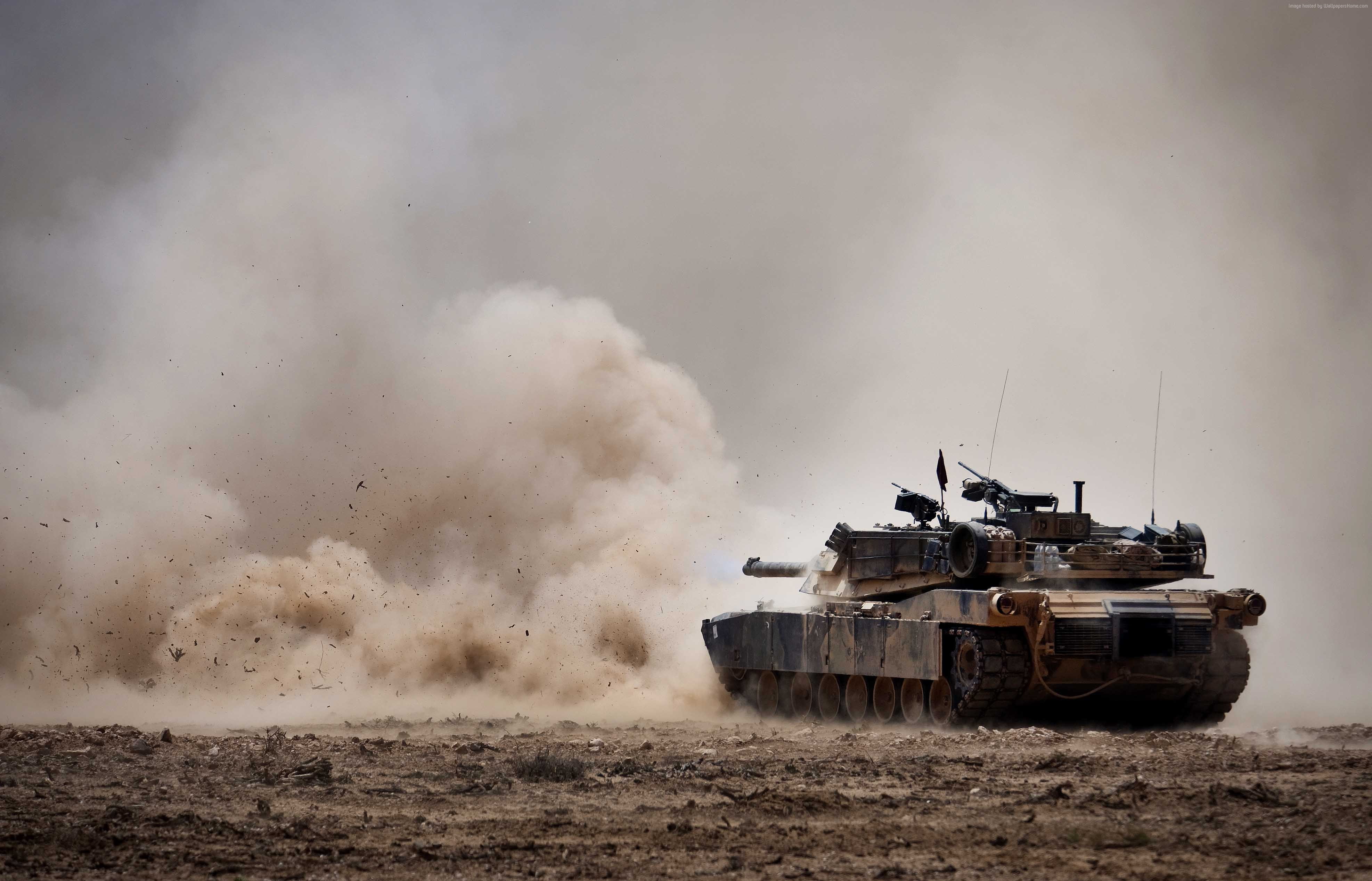 Abrams M1A1, U.S. Army, tank, 4K, HD Wallpaper