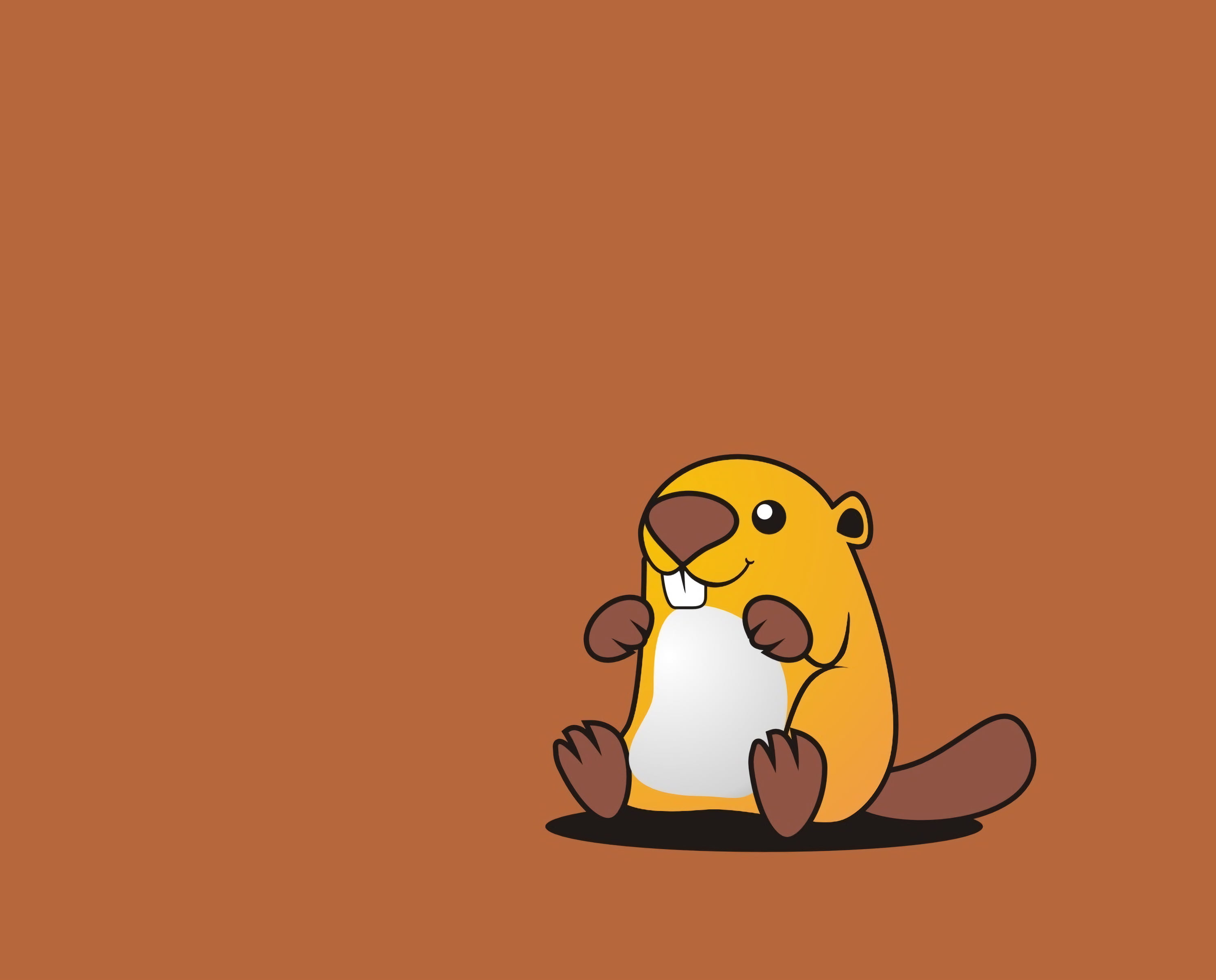 cut out, colored background, 2K, cat, indoors, beaver, yellow, mammal, art, studio shot, vertebrate, communication, cute, orange color, vector, fun, people, HD Wallpaper