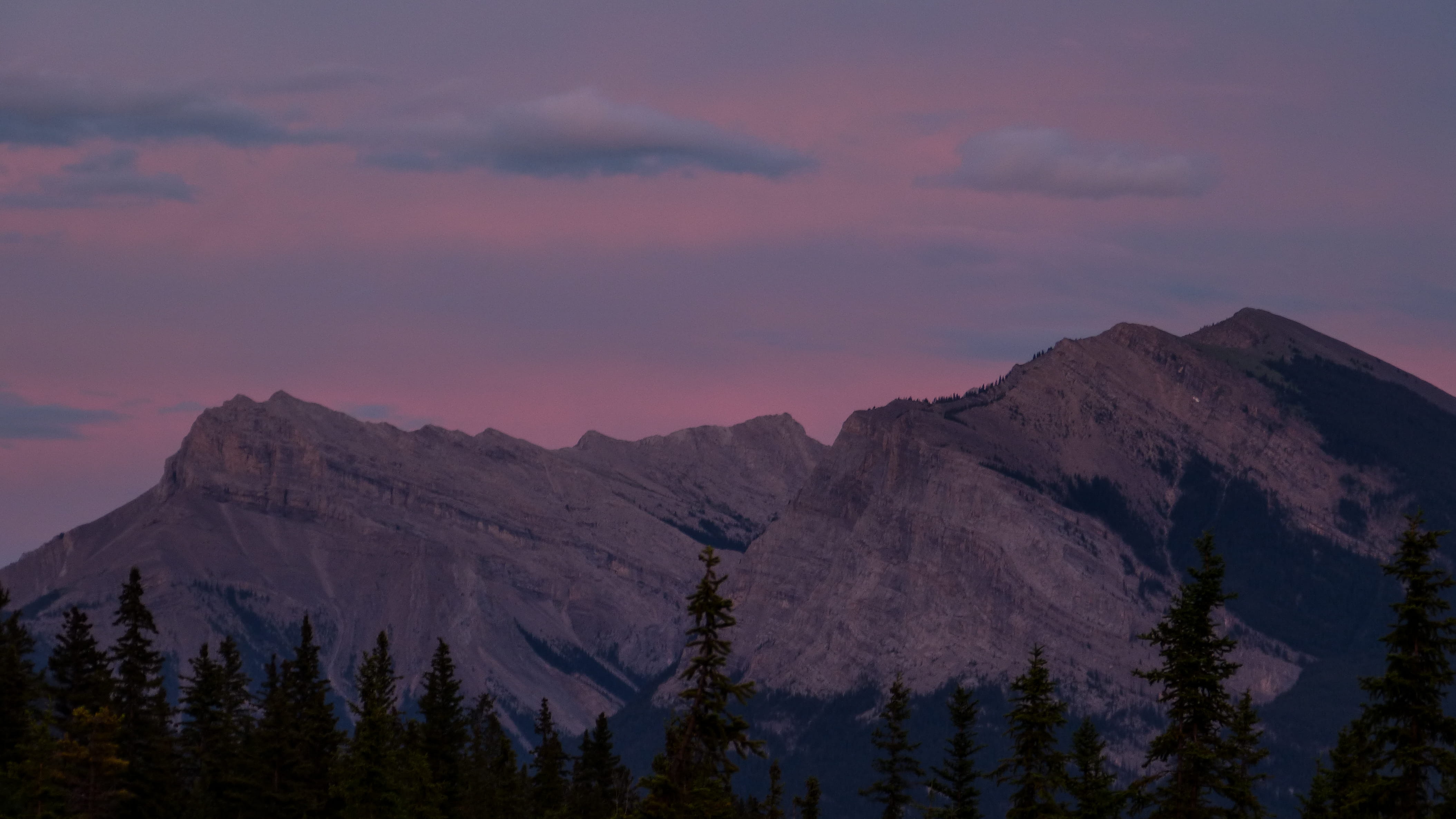 outdoors, tranquil scene, canada, beauty in nature, mountain, kananaskis, summer, alberta, beauty, cloud - sky, canmore, idyllic, tree, scenics - nature, HD Wallpaper